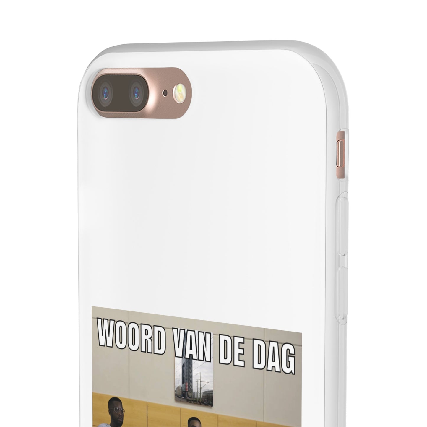 Word of the day 'geseponeerd' telefoonhoesje