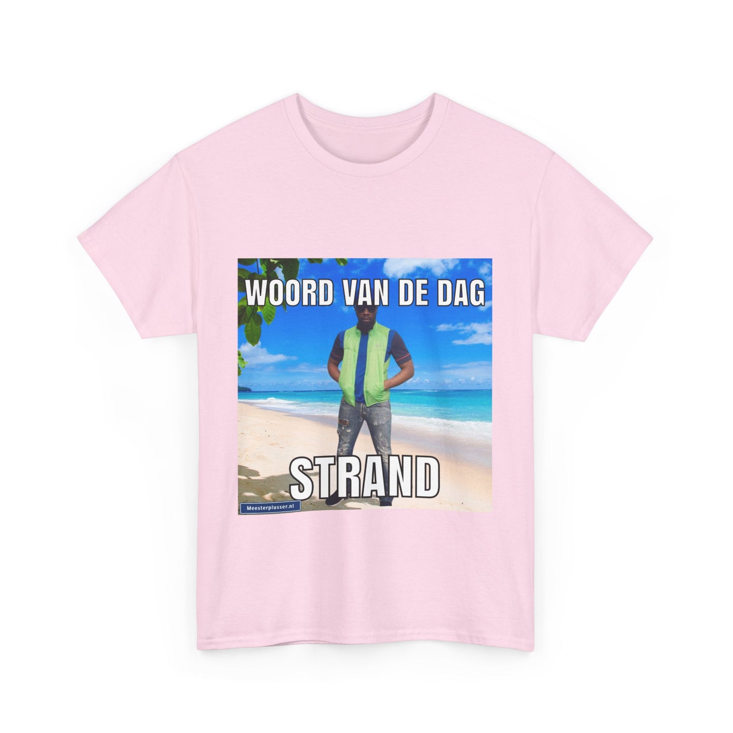 ''Strand'' Word of the day T-shirt - Meesterplusser.nl