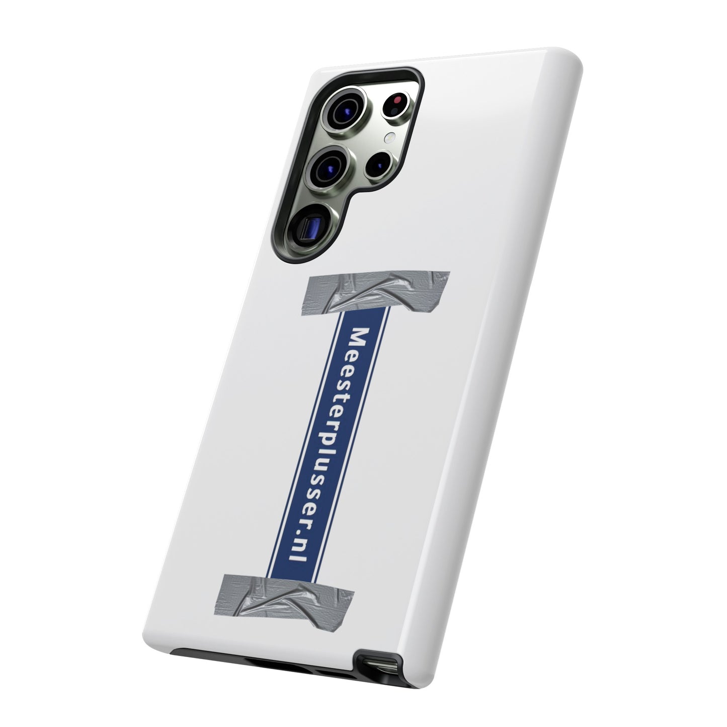 Meesterplusser straatbordlogo telefoon case