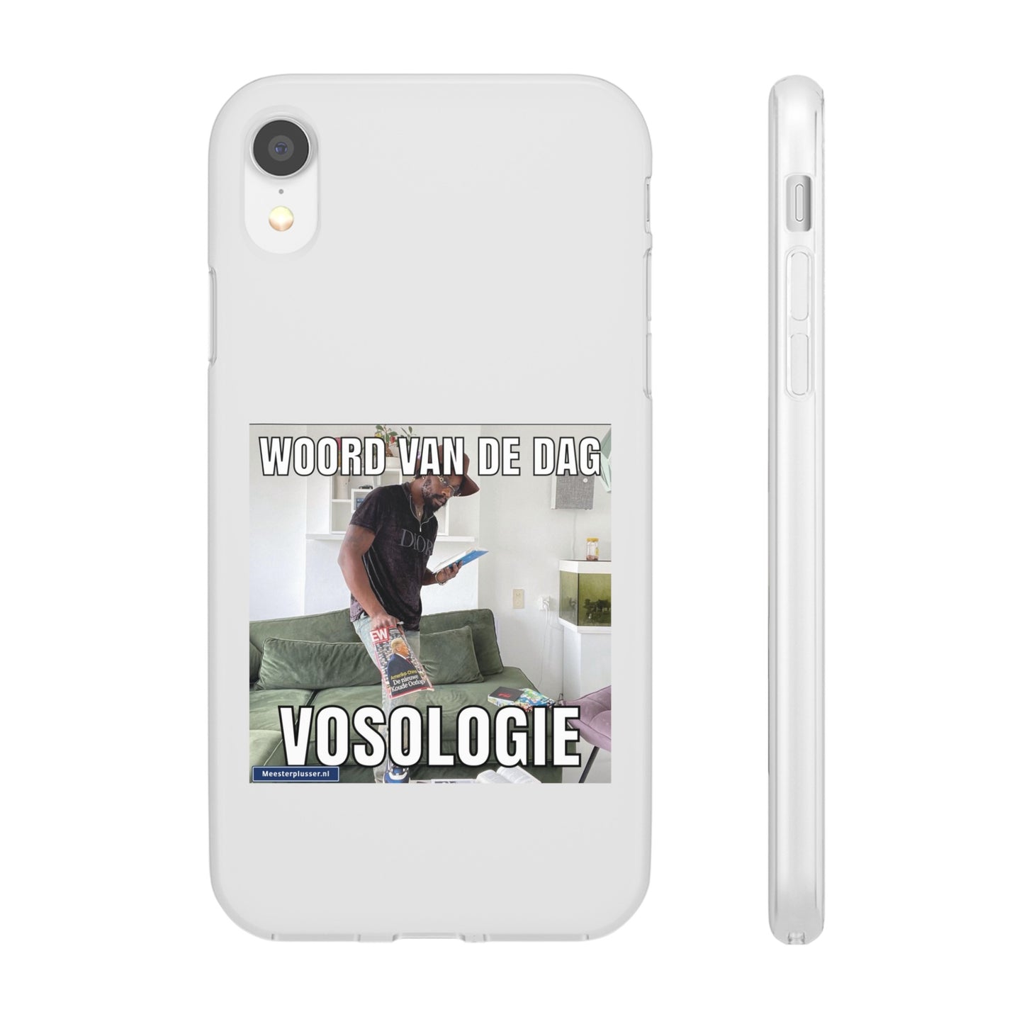 Word of the day 'Vosologie' telefoonhoesje