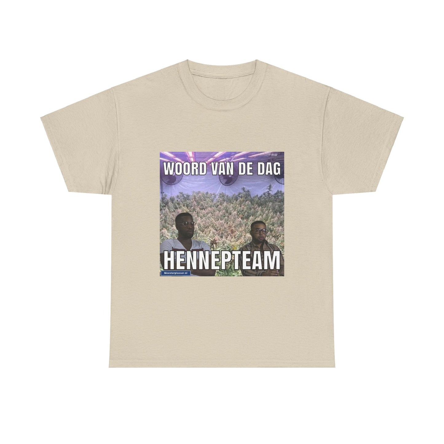 ''HennepTeam'' Word of the day T-shirt - Meesterplusser.nl