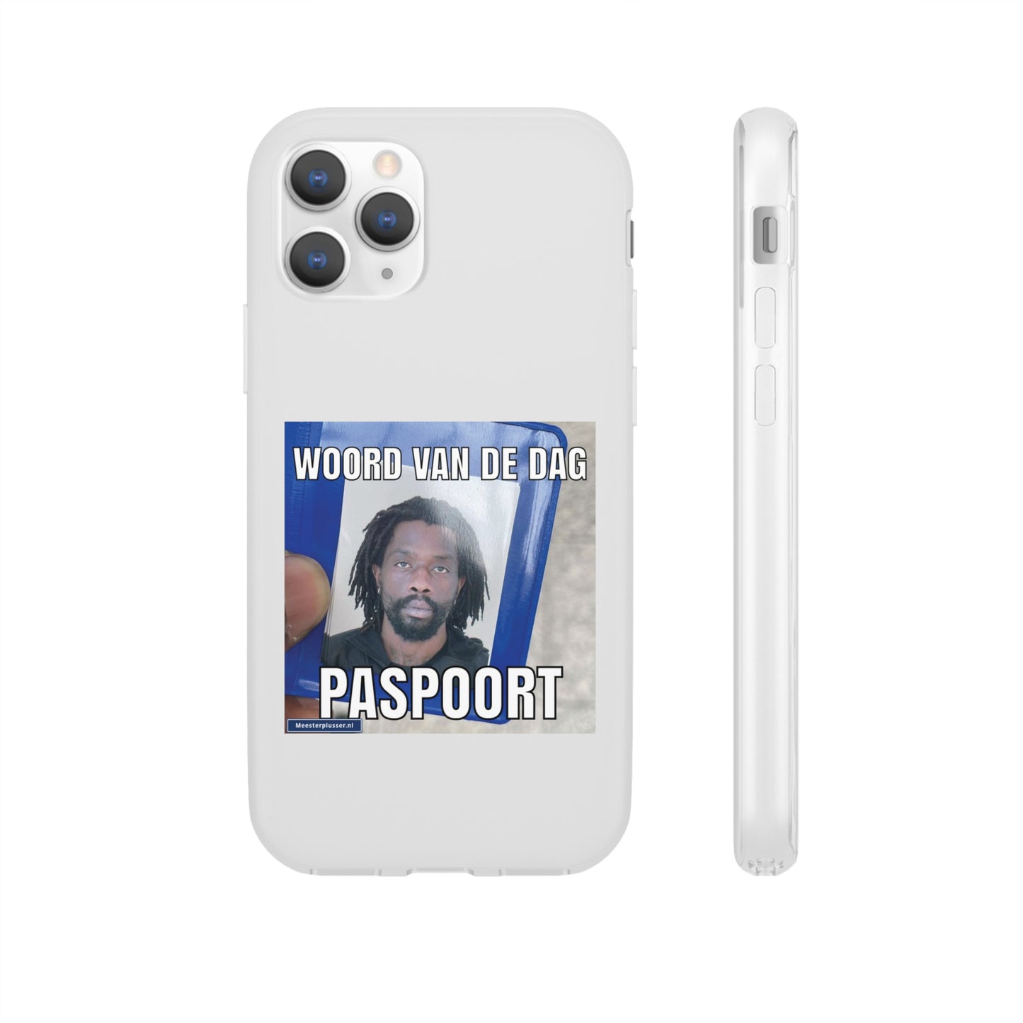 Word of the day 'Paspoort' telefoonhoesje