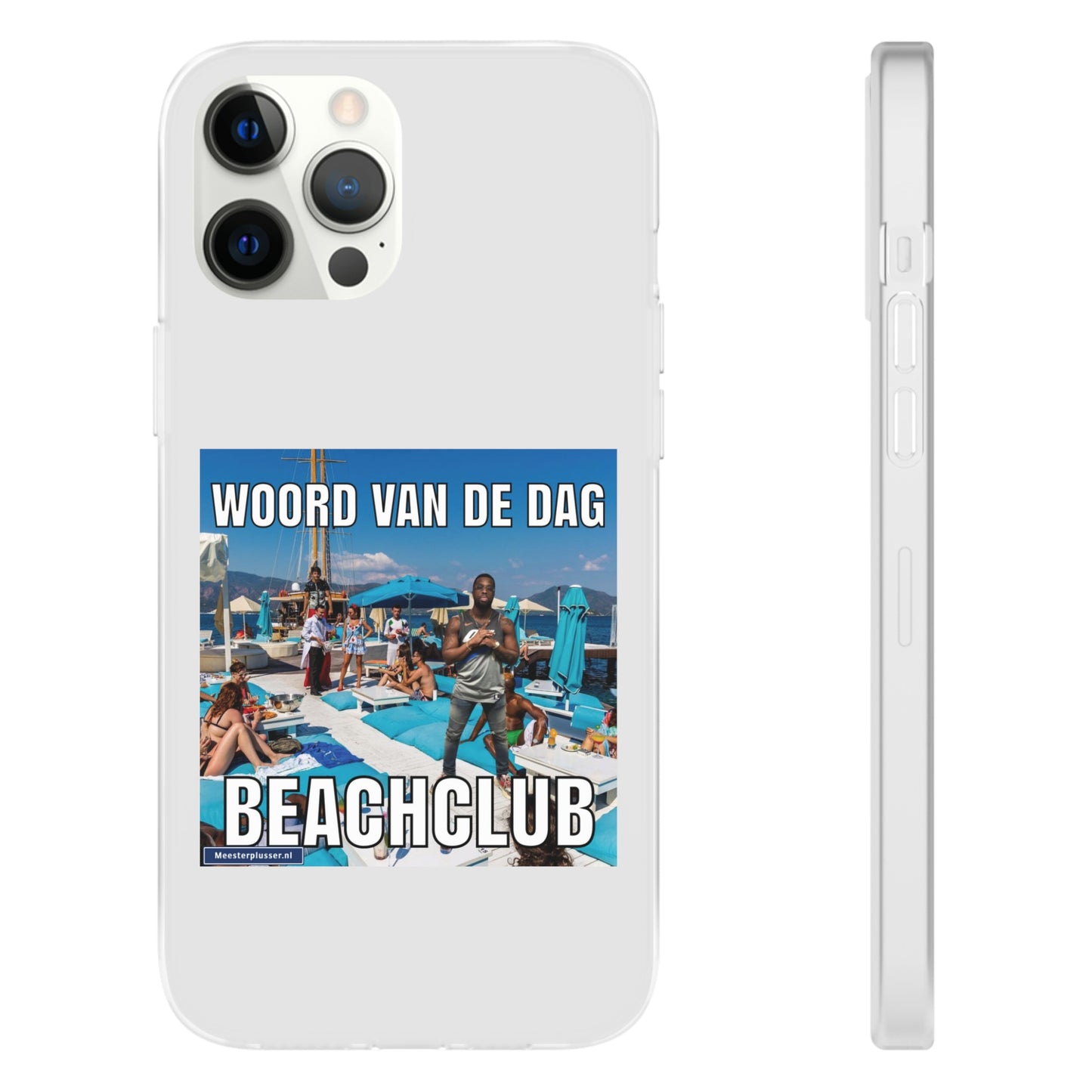 Word of the day 'Beachclub' telefoonhoesje