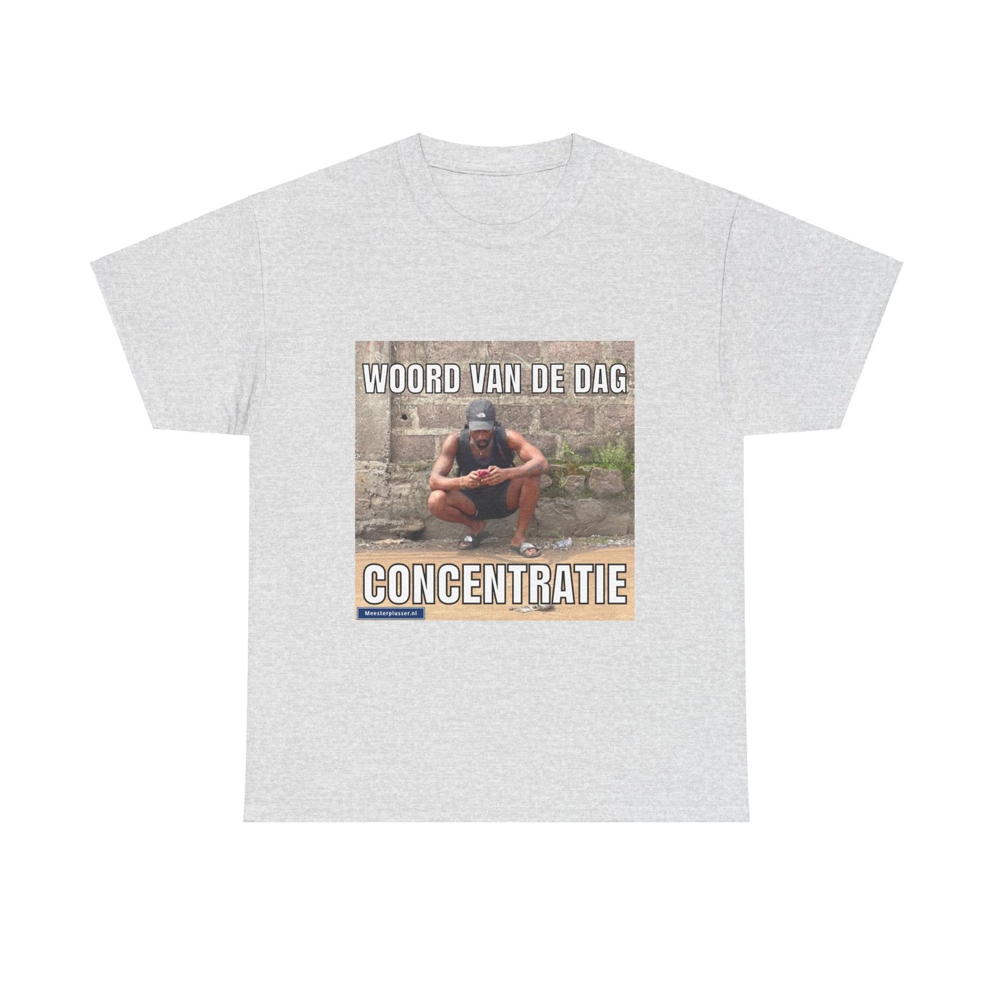 ''Concentratie'' Word of the day T-shirt - Meesterplusser.nl