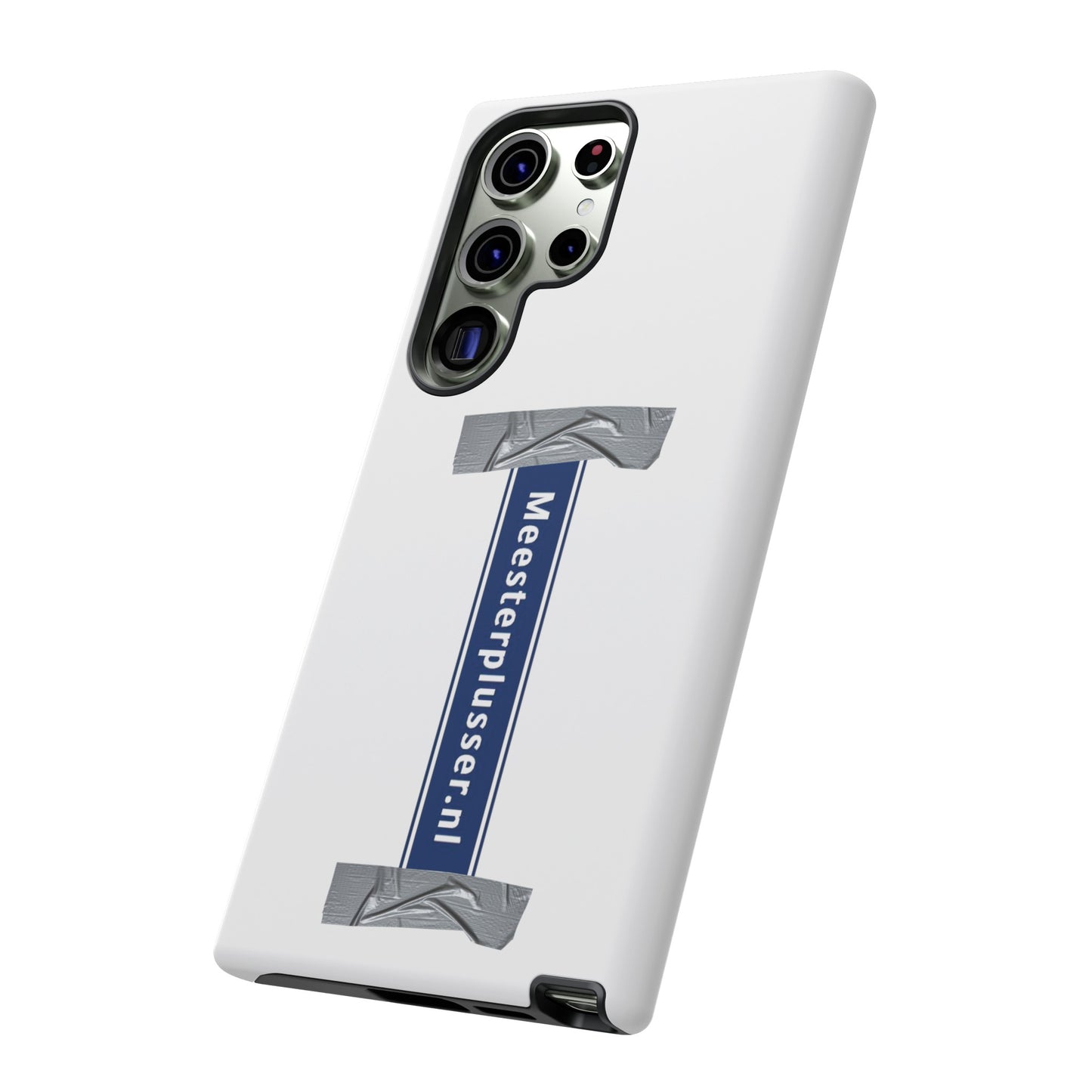 Meesterplusser straatbordlogo telefoon case