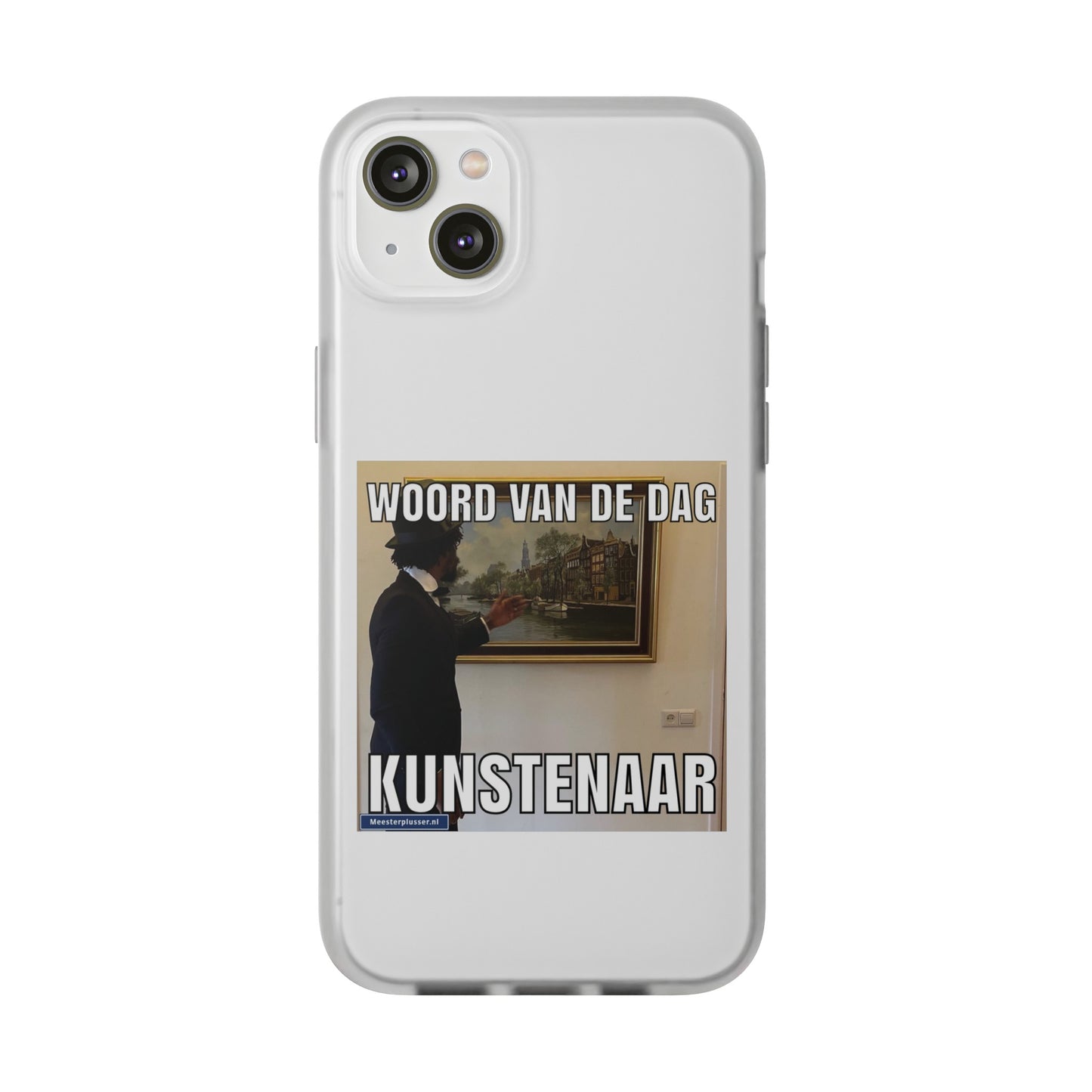 Word of the day 'Kunstenaar' telefoonhoesje