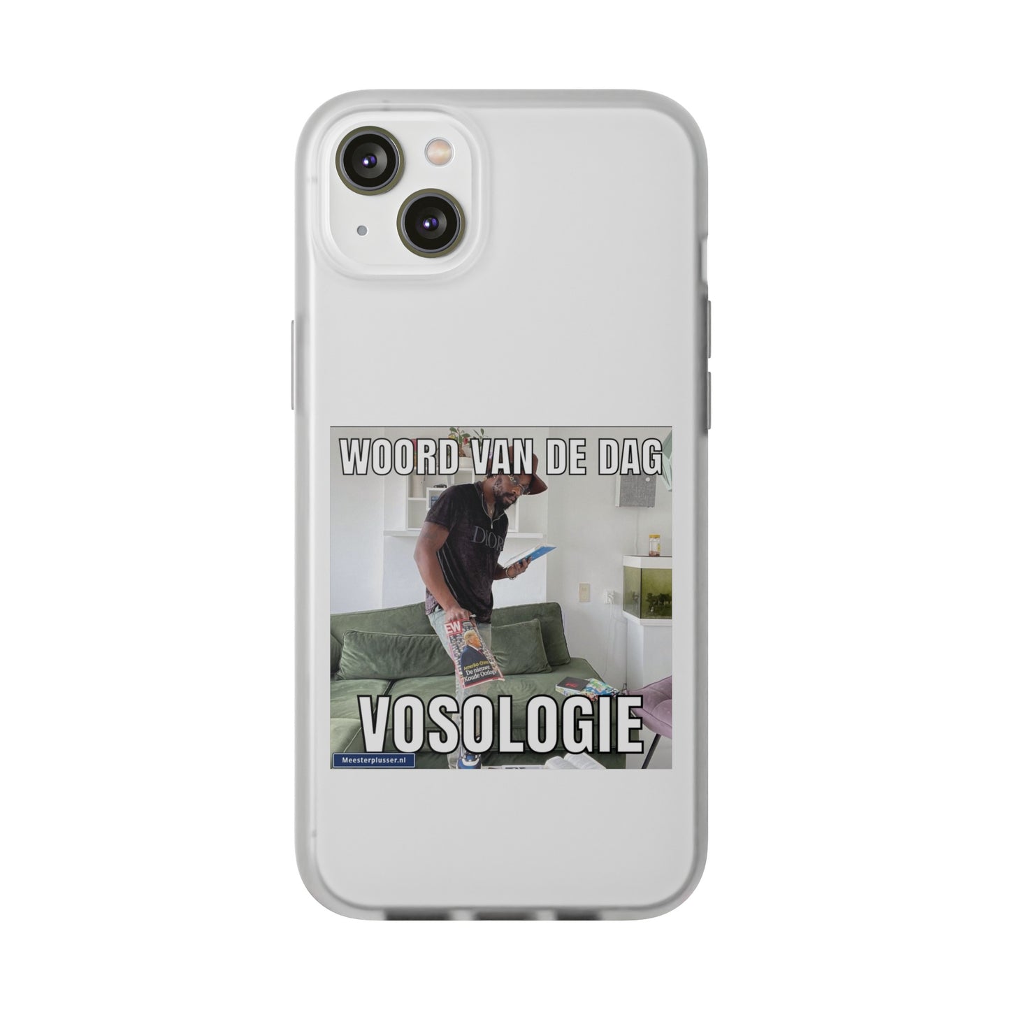 Word of the day 'Vosologie' telefoonhoesje