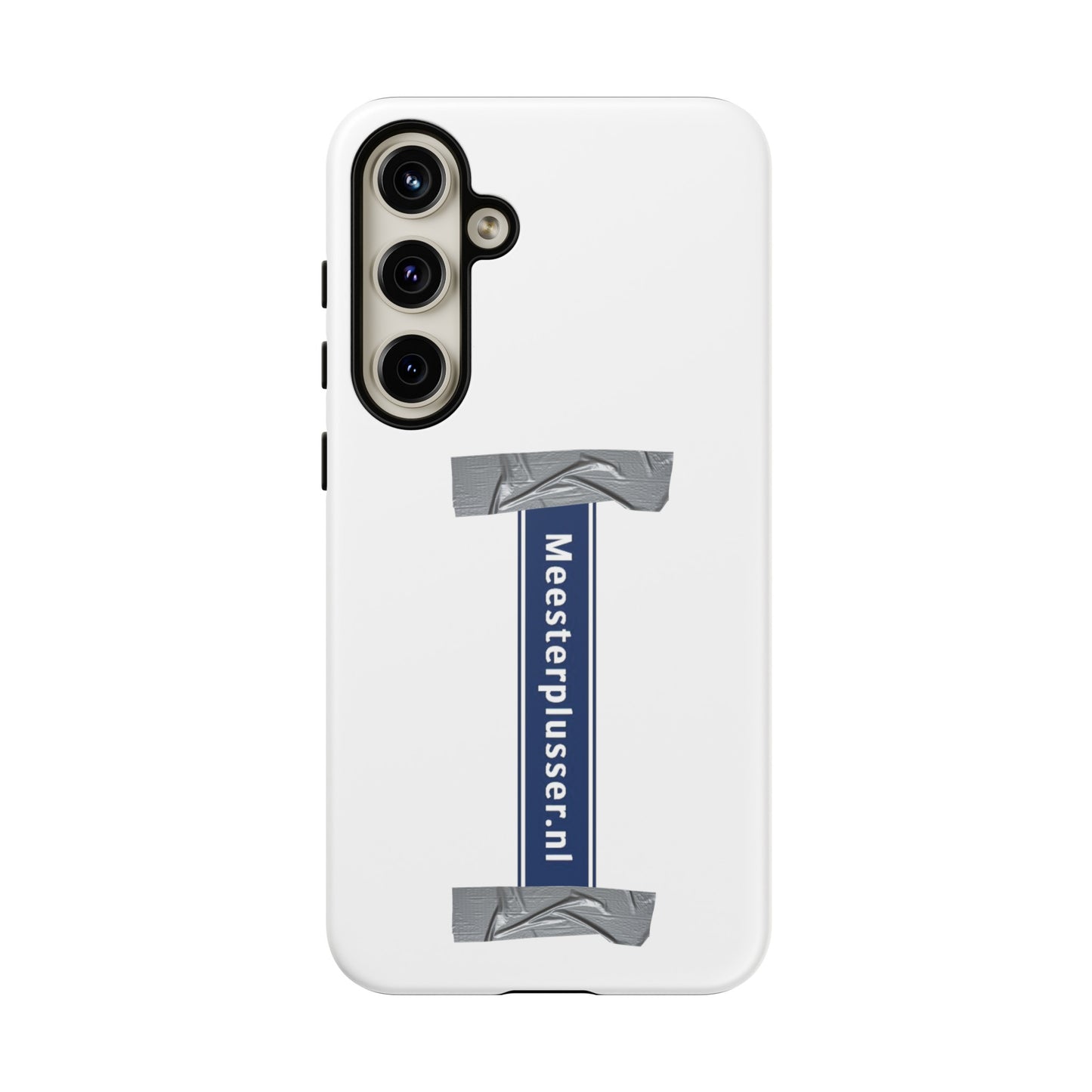 Meesterplusser straatbordlogo telefoon case