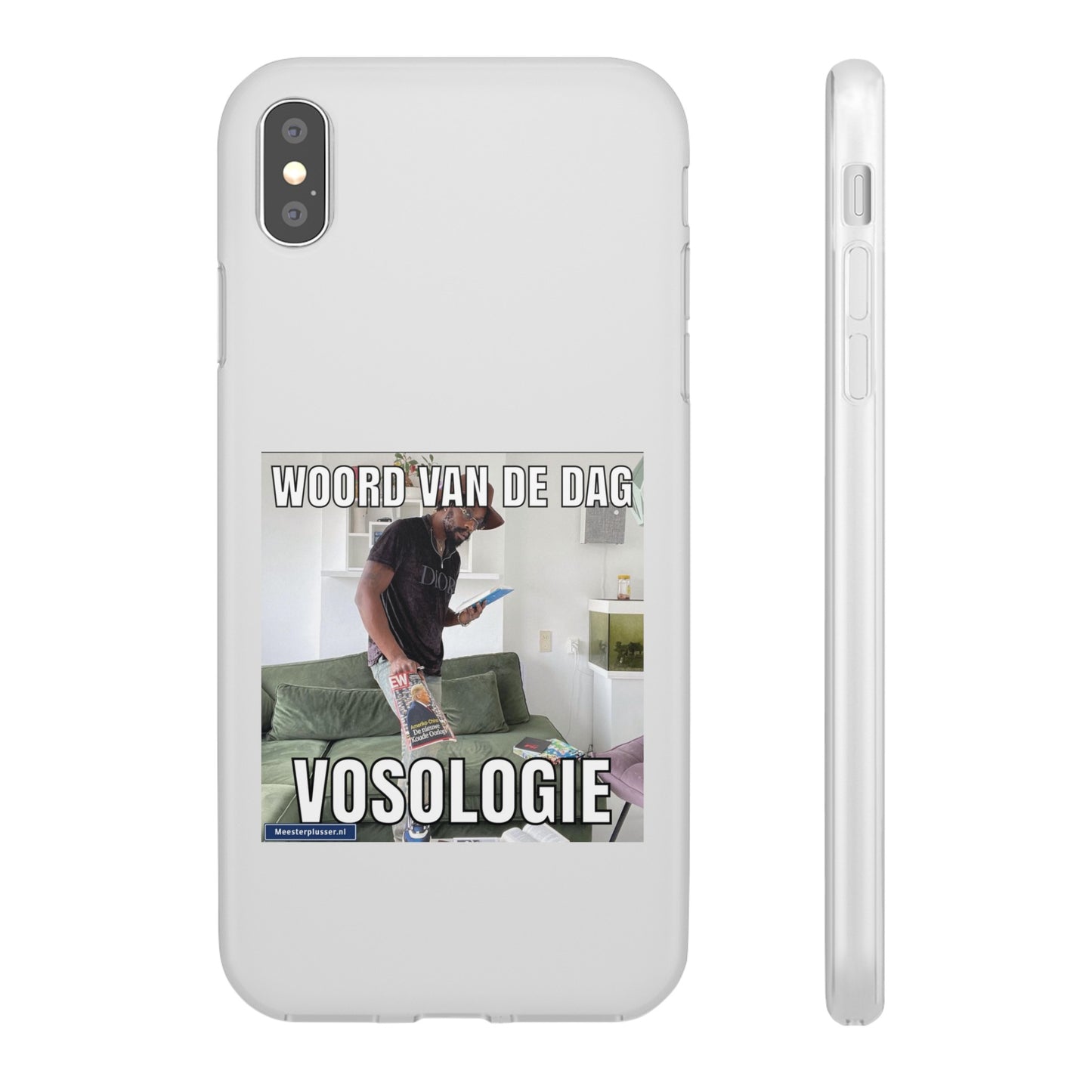Word of the day 'Vosologie' telefoonhoesje