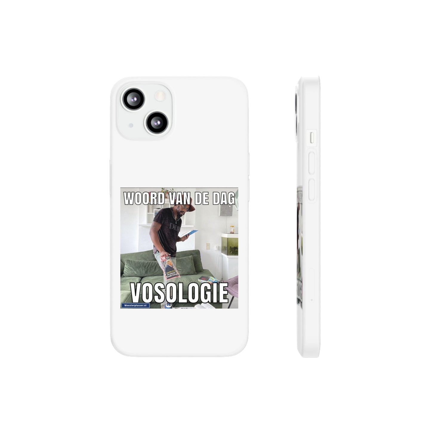 Word of the day 'Vosologie' telefoonhoesje