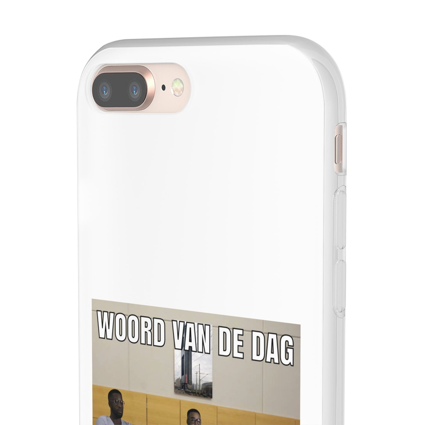 Word of the day 'geseponeerd' telefoonhoesje