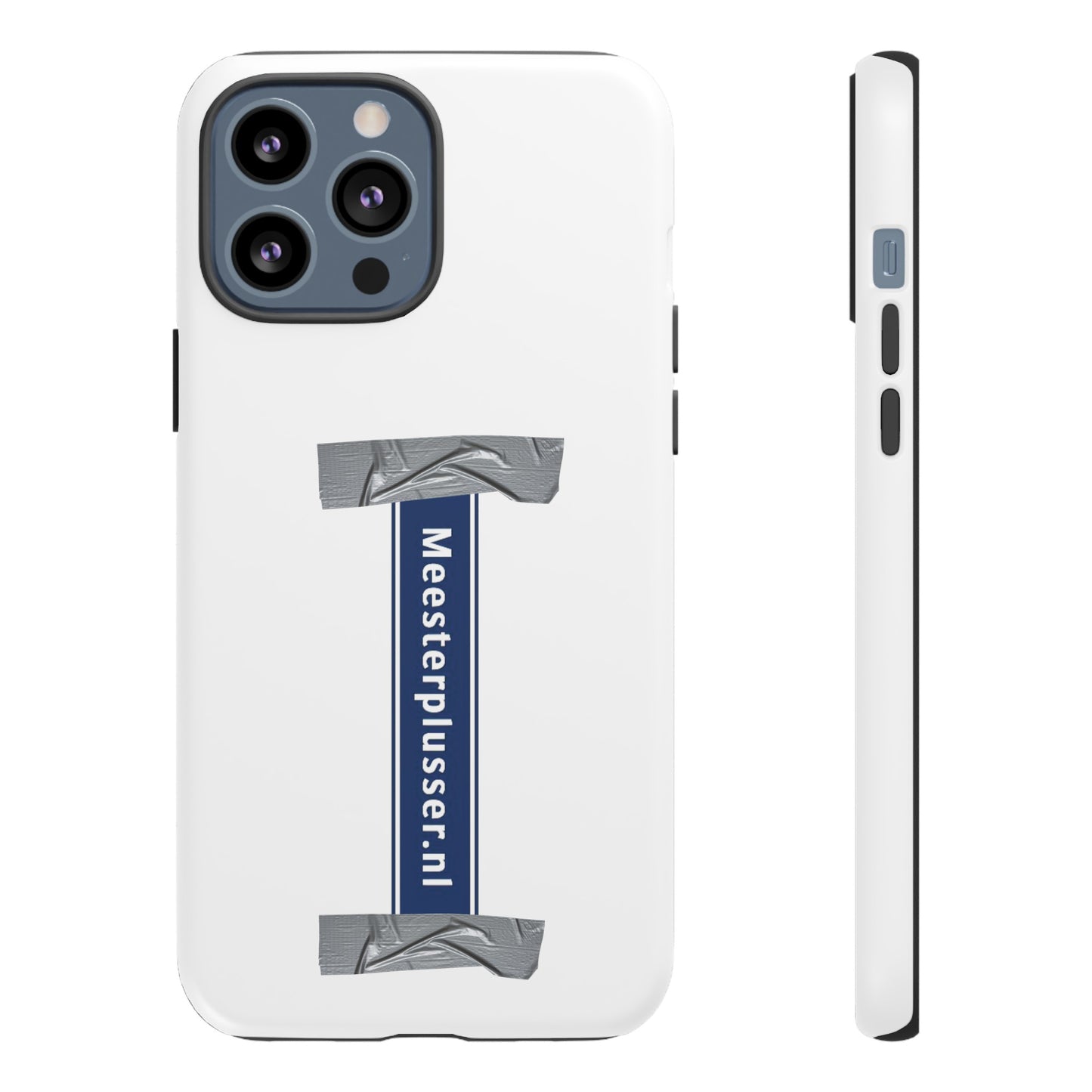 Meesterplusser straatbordlogo telefoon case