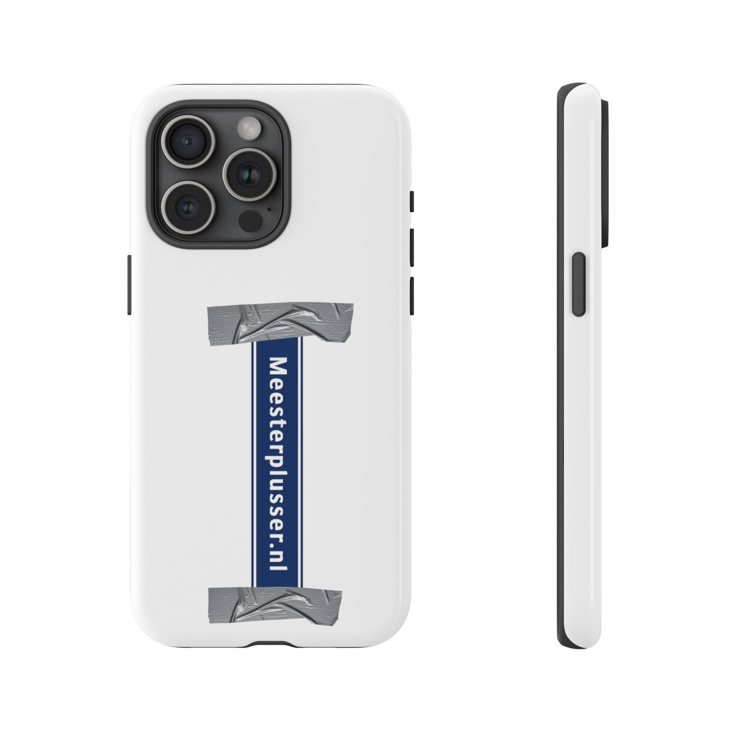 Meesterplusser straatbordlogo telefoon case