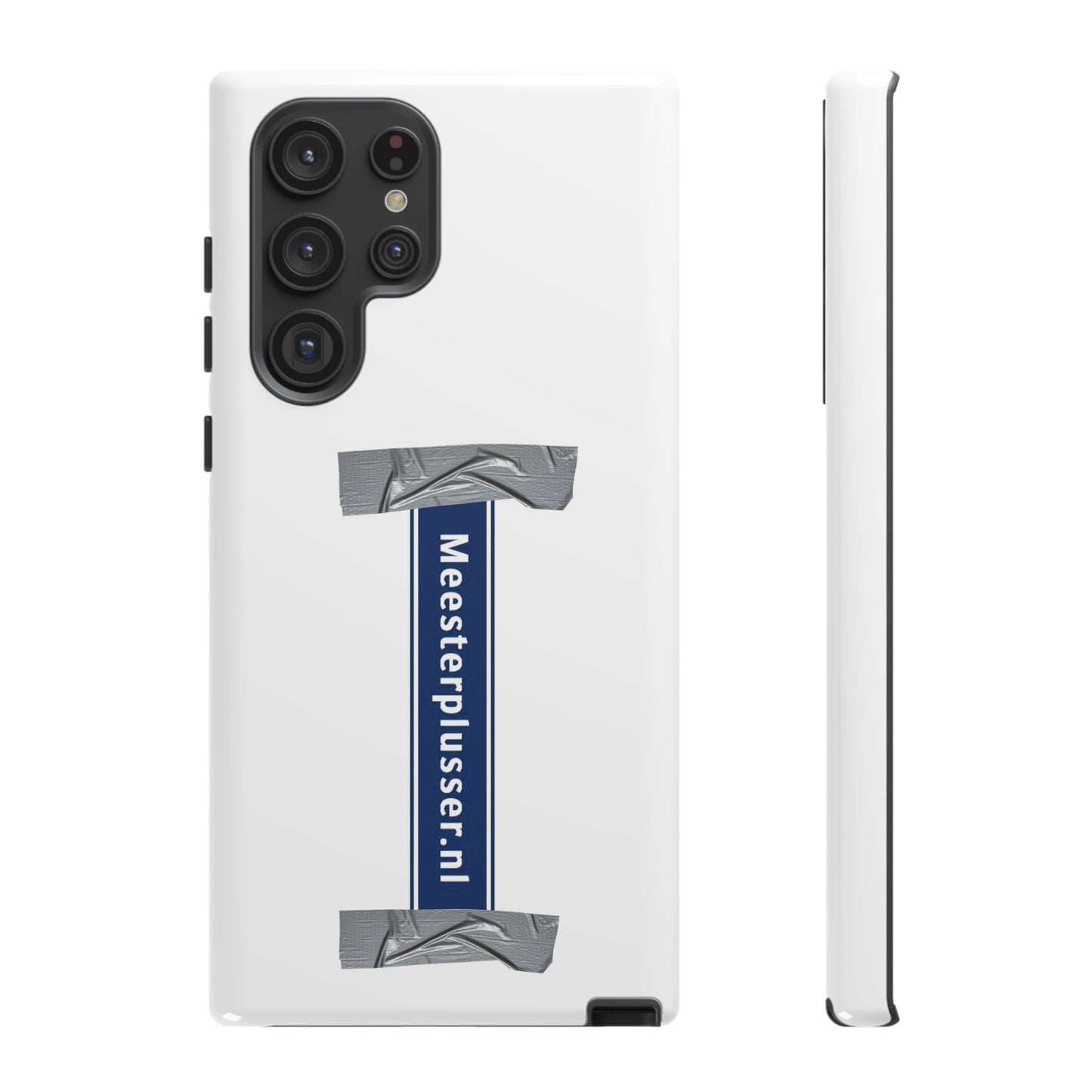 Meesterplusser straatbordlogo telefoon case