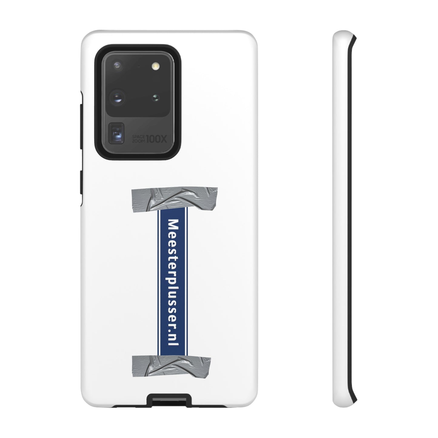 Meesterplusser straatbordlogo telefoon case