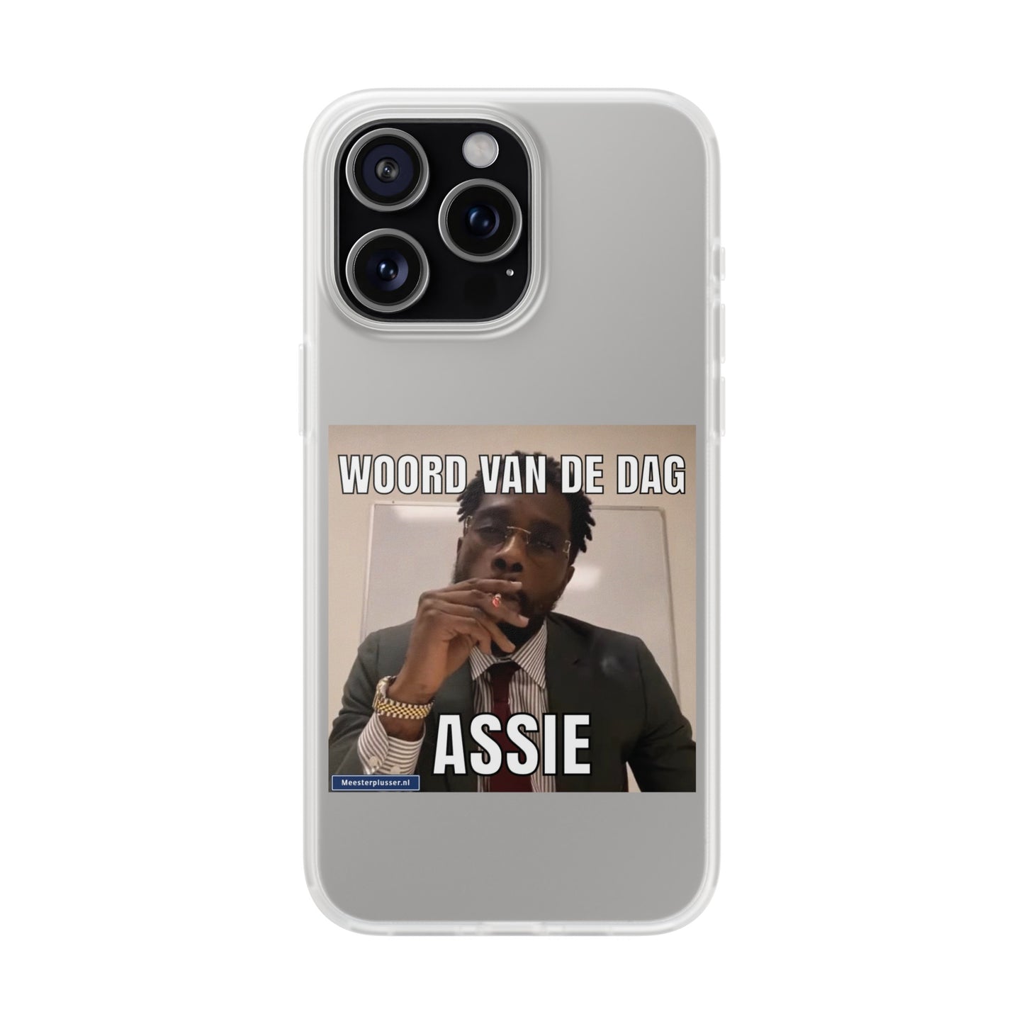 Word of the day 'Assie' telefoonhoesje