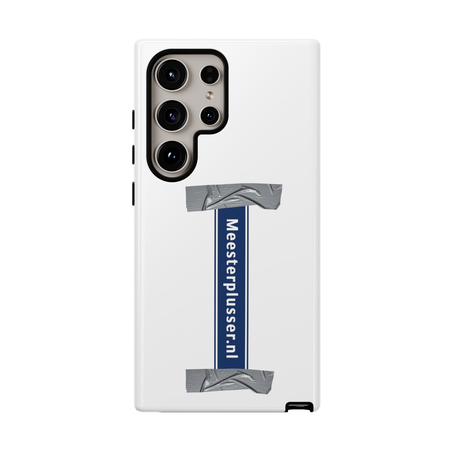 Meesterplusser straatbordlogo telefoon case