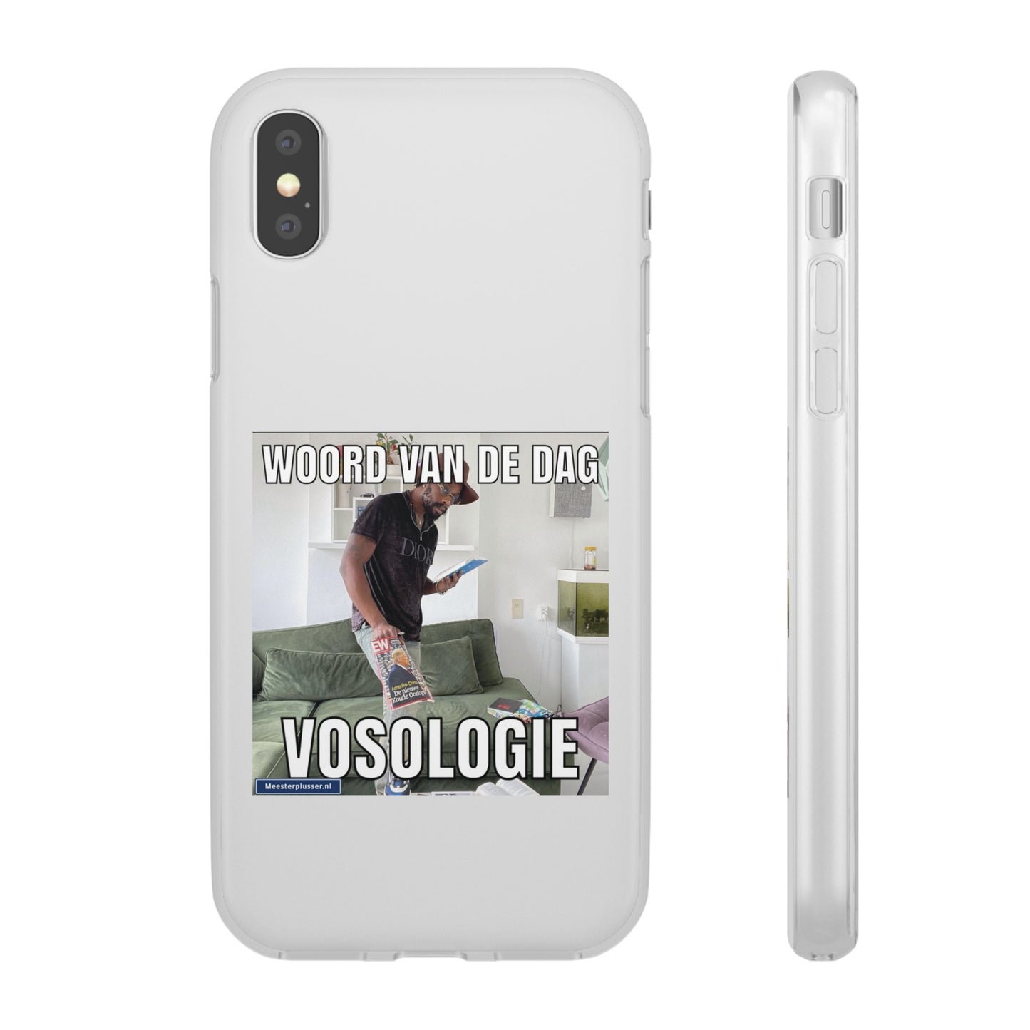 Word of the day 'Vosologie' telefoonhoesje