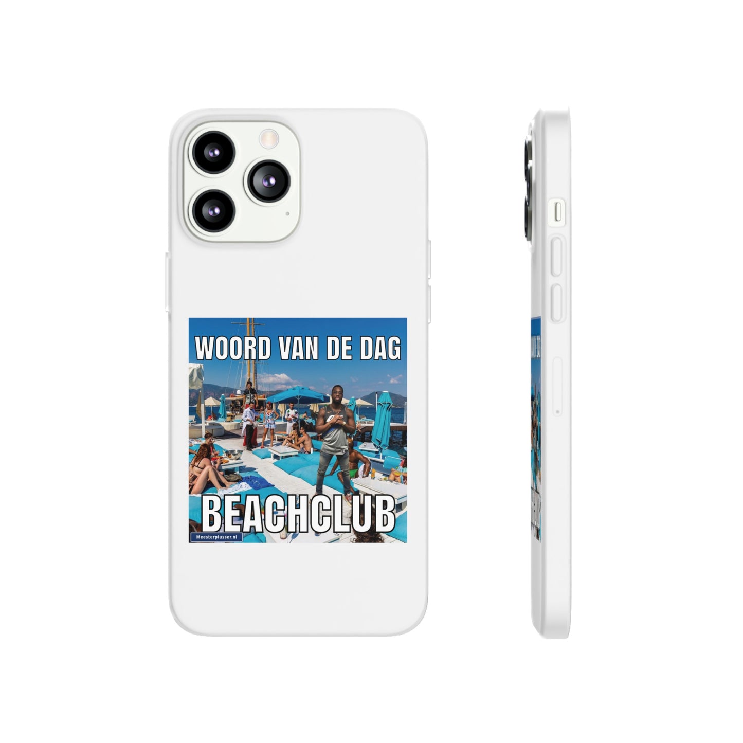 Word of the day 'Beachclub' telefoonhoesje