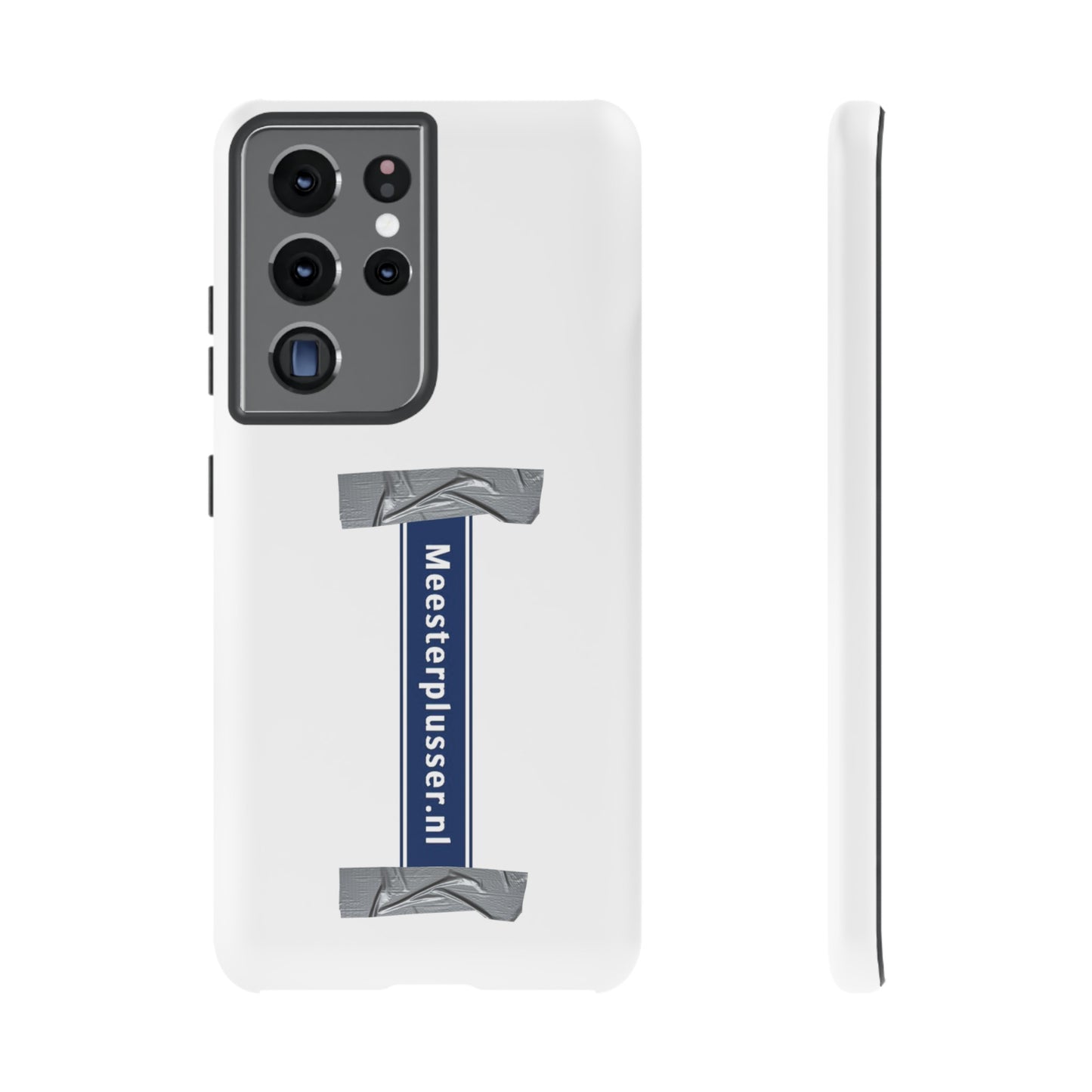 Meesterplusser straatbordlogo telefoon case