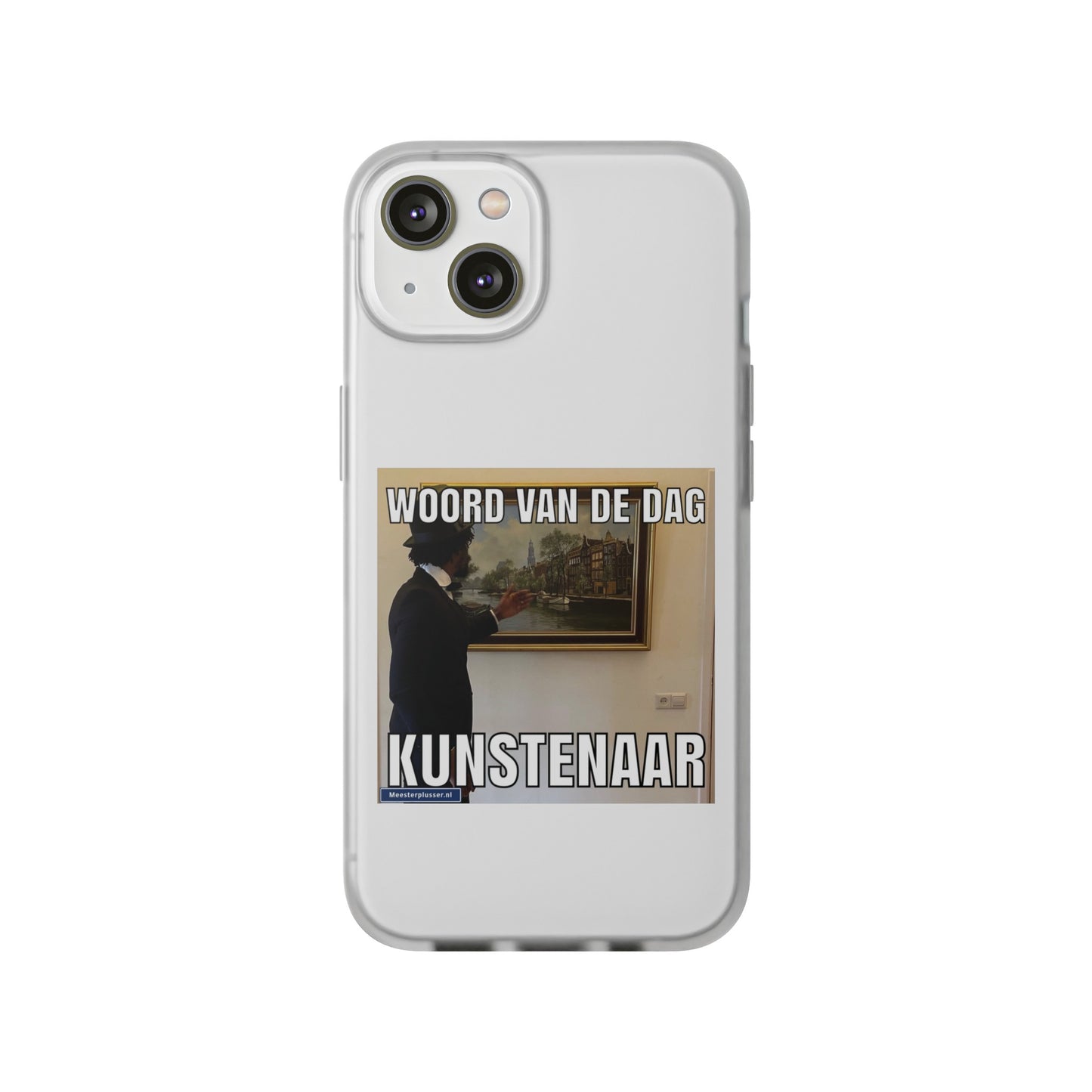 Word of the day 'Kunstenaar' telefoonhoesje