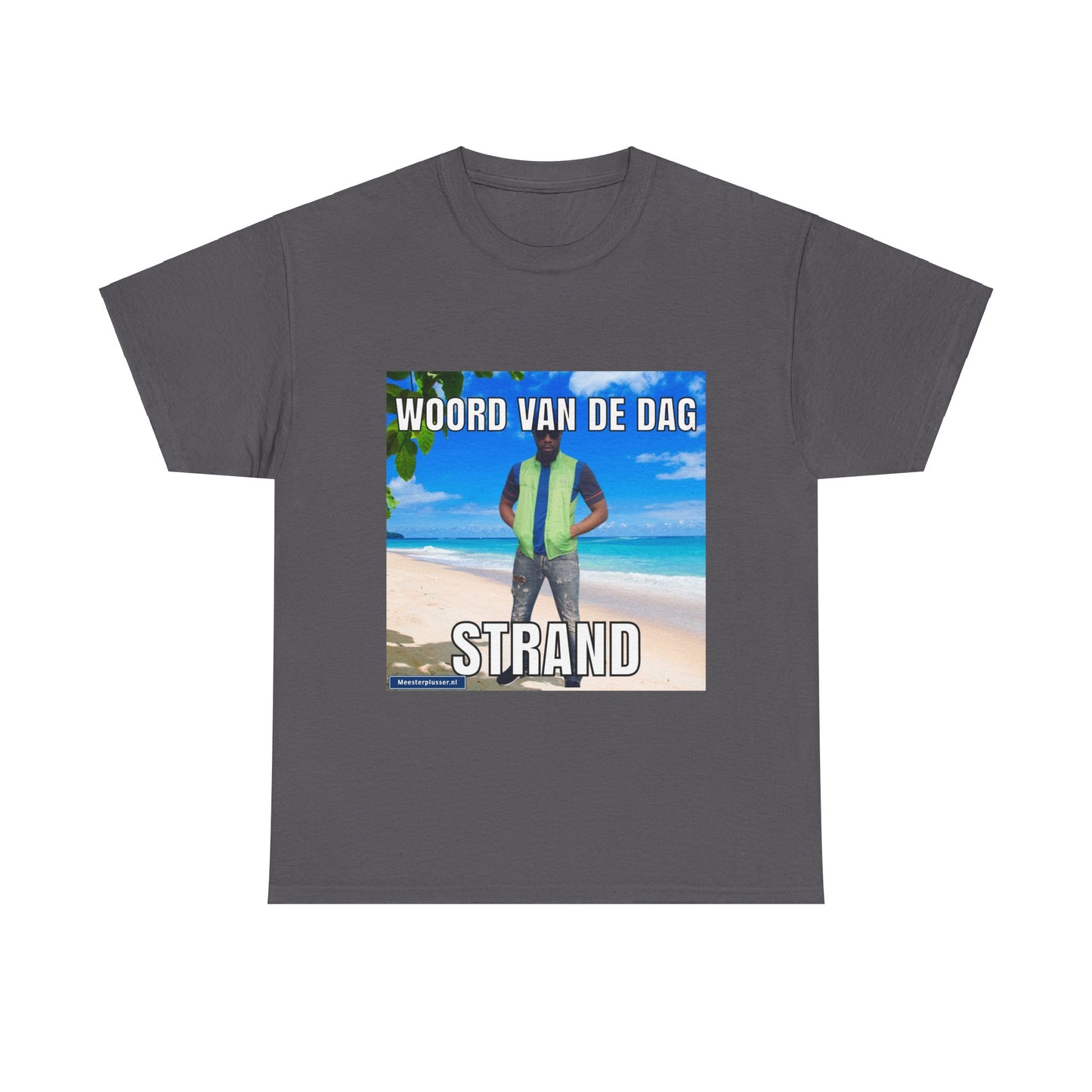 ''Strand'' Word of the day T-shirt - Meesterplusser.nl