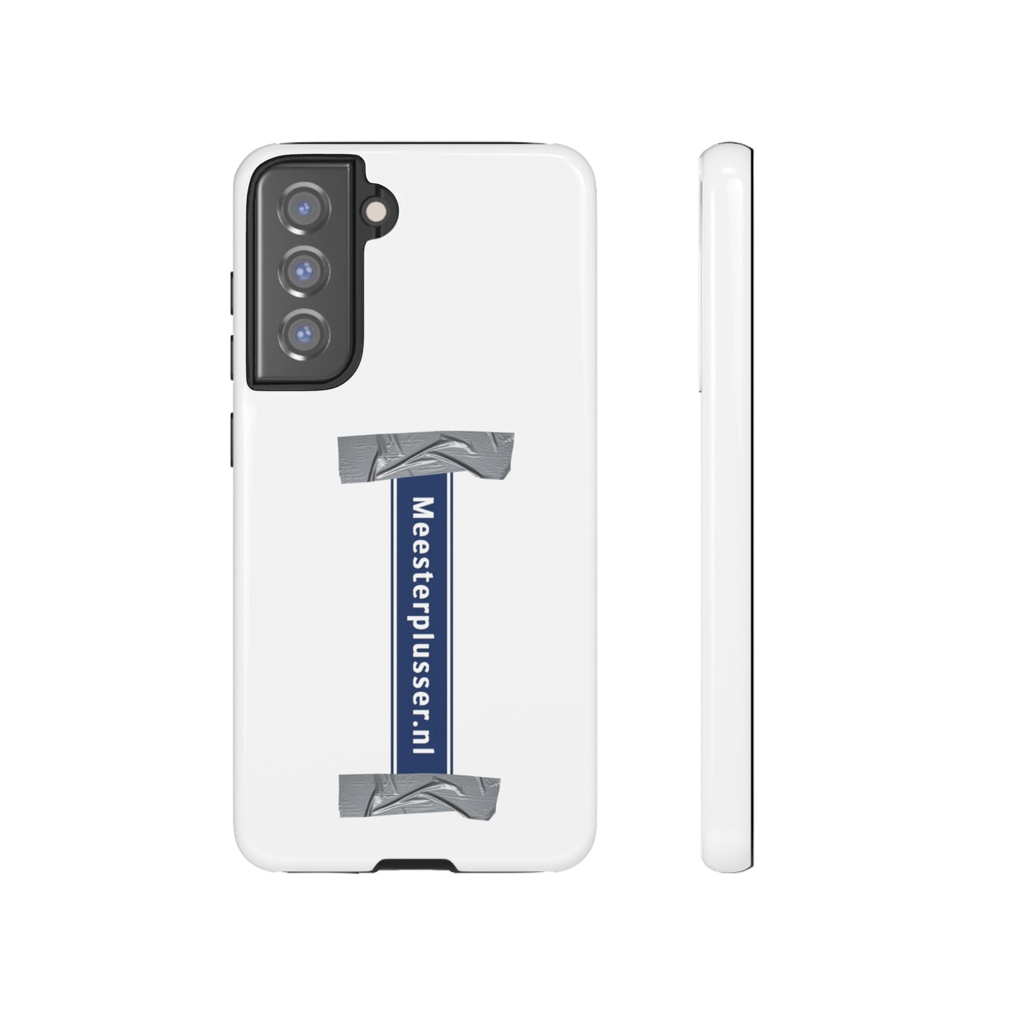 Meesterplusser straatbordlogo telefoon case