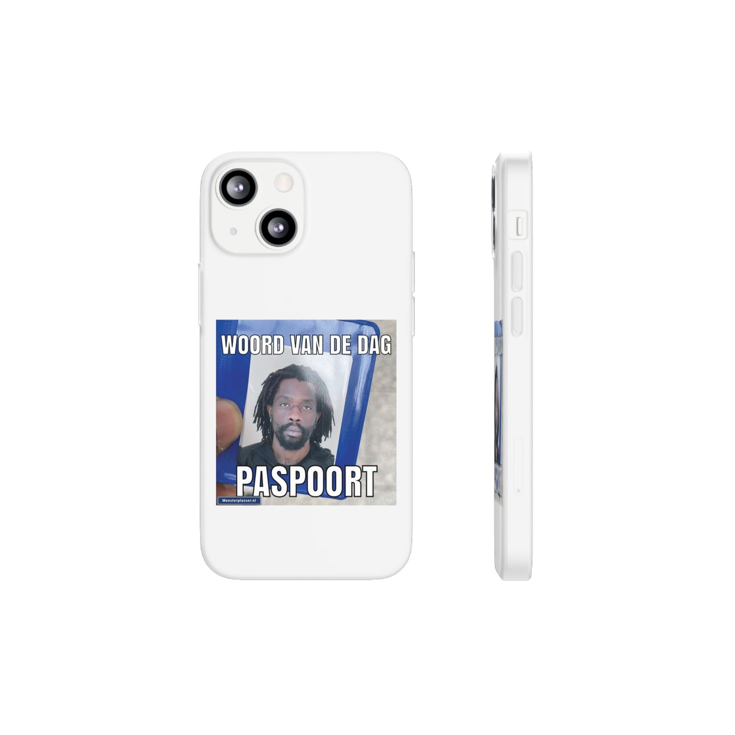 Word of the day 'Paspoort' telefoonhoesje