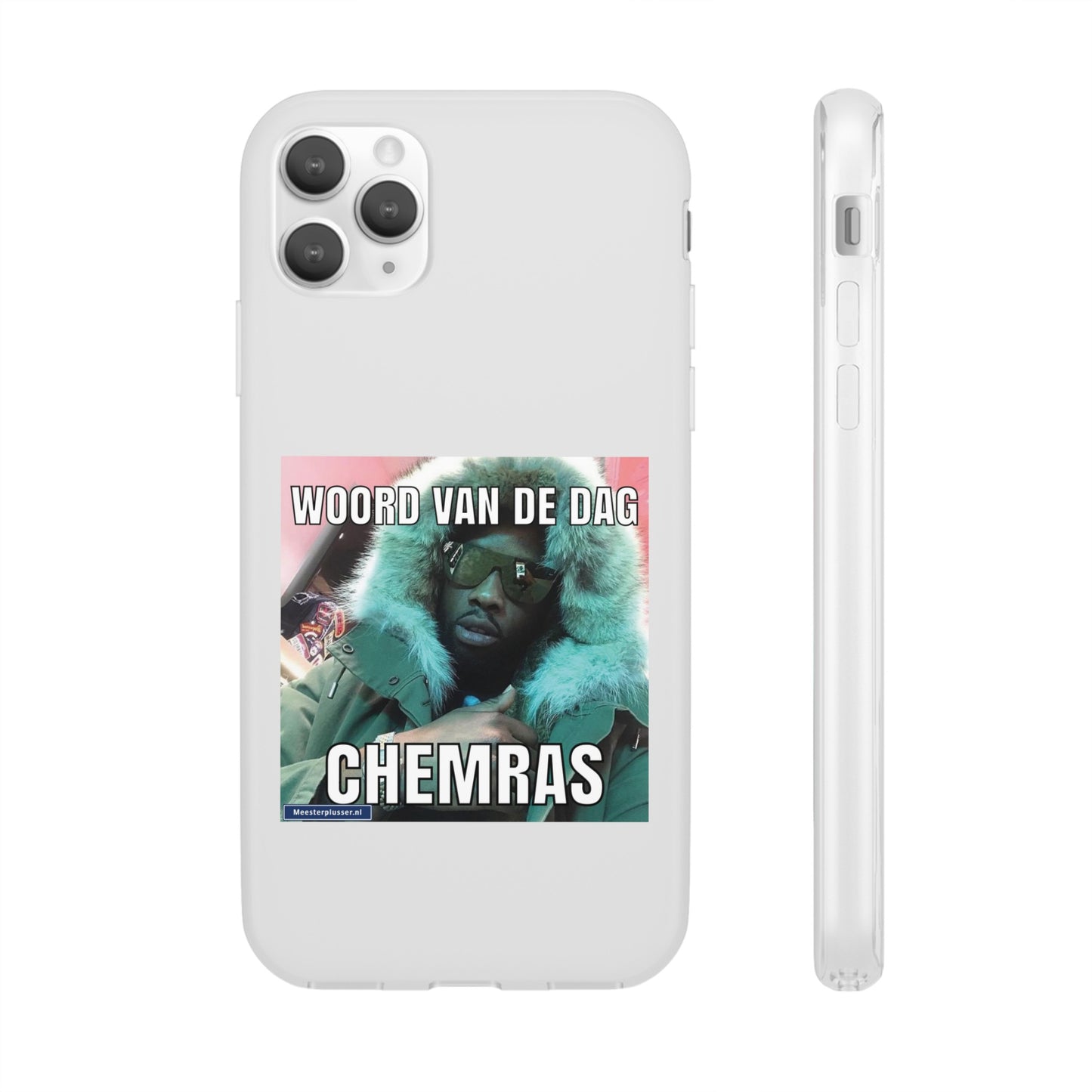 Word of the day 'Chemras' telefoonhoesje
