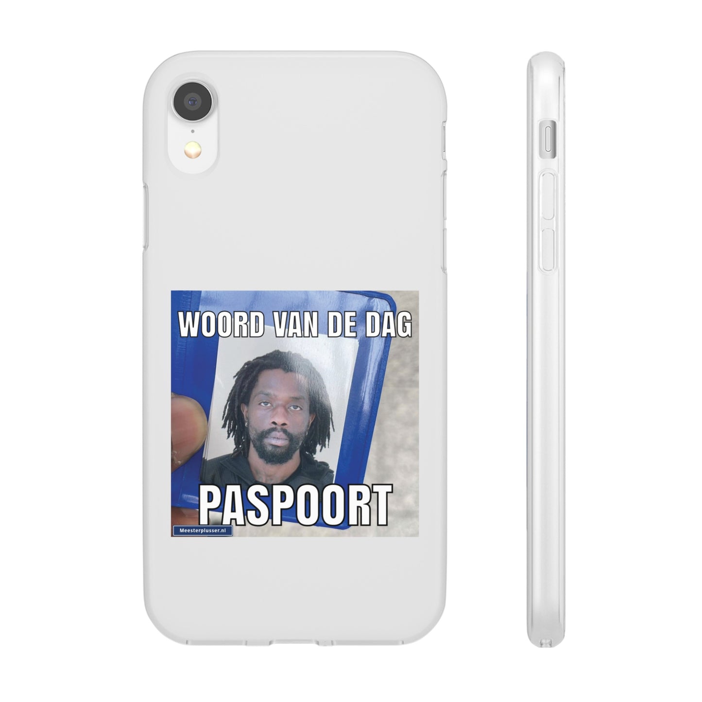 Word of the day 'Paspoort' telefoonhoesje