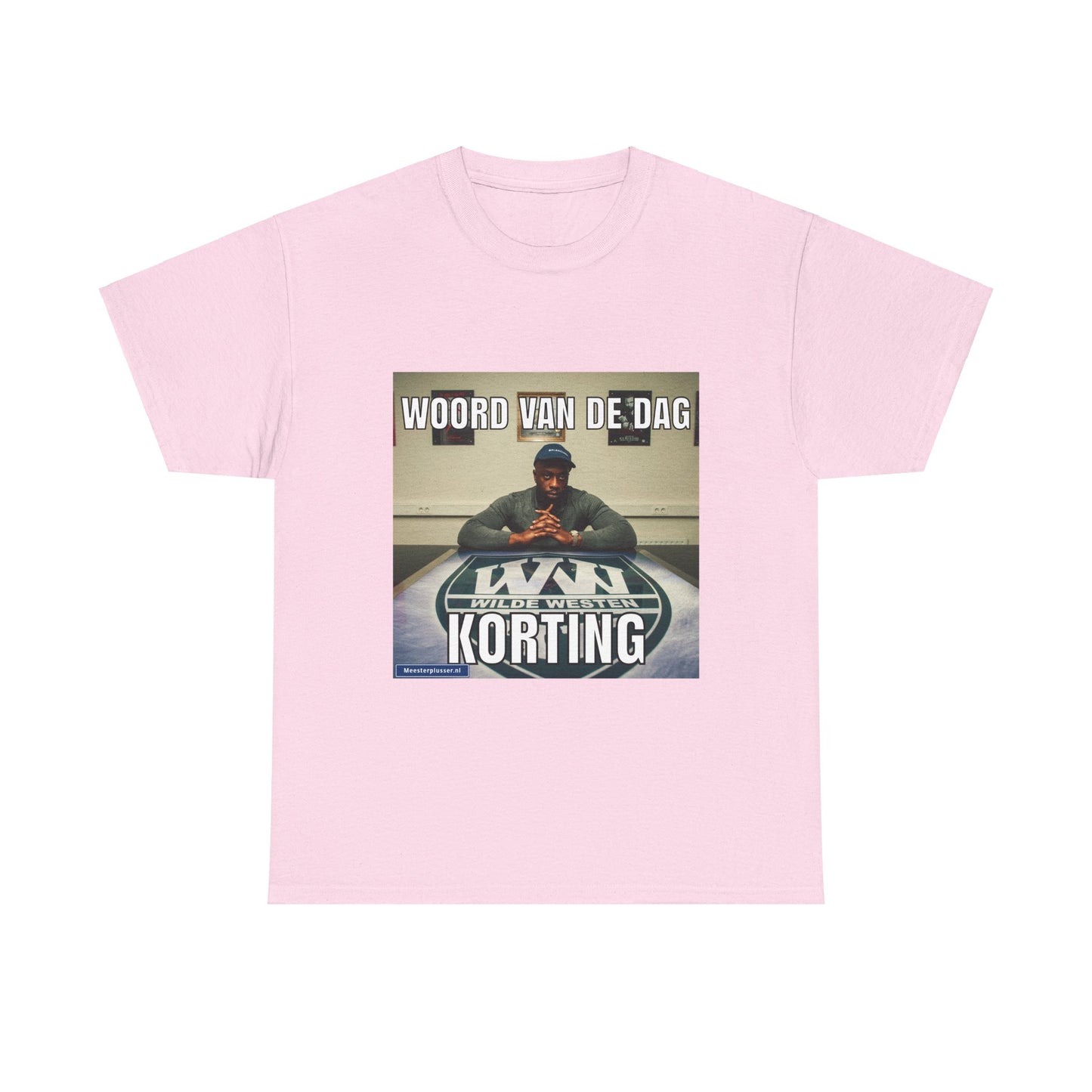 ''Korting'' Word of the day T-shirt - Meesterplusser.nl