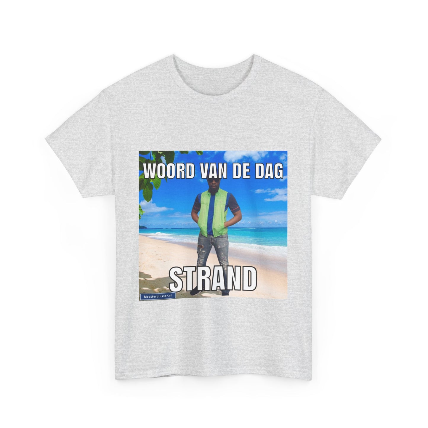 ''Strand'' Word of the day T-shirt - Meesterplusser.nl