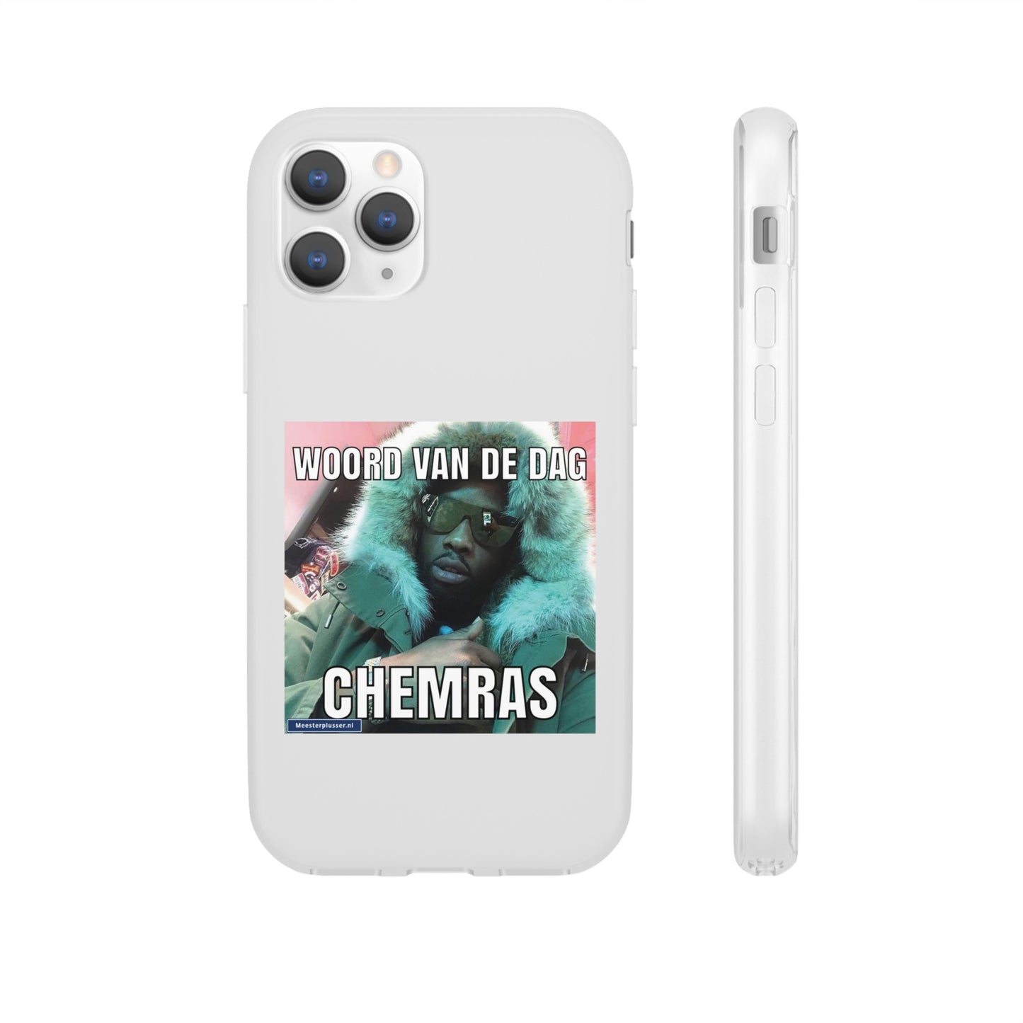 Word of the day 'Chemras' telefoonhoesje