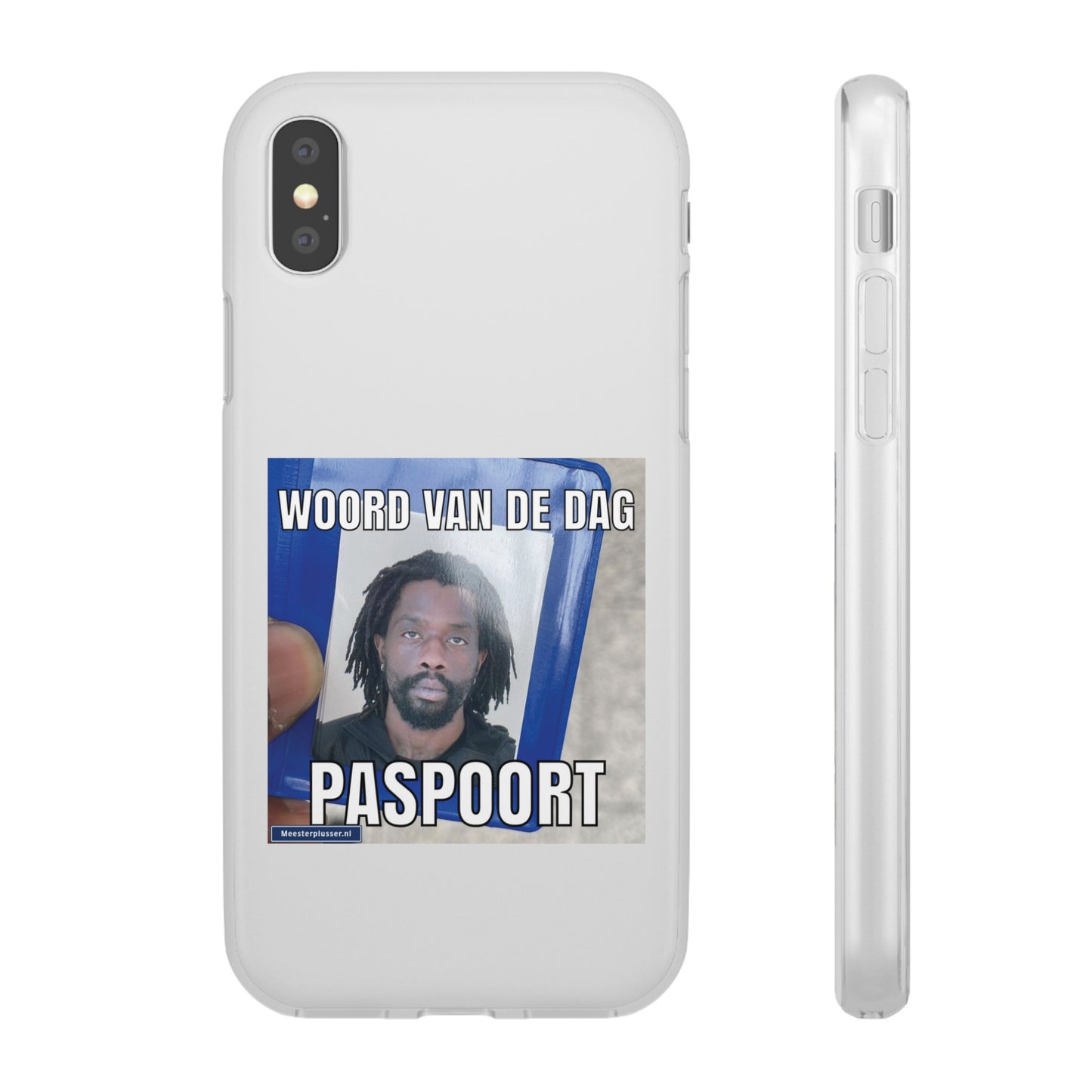 Word of the day 'Paspoort' telefoonhoesje