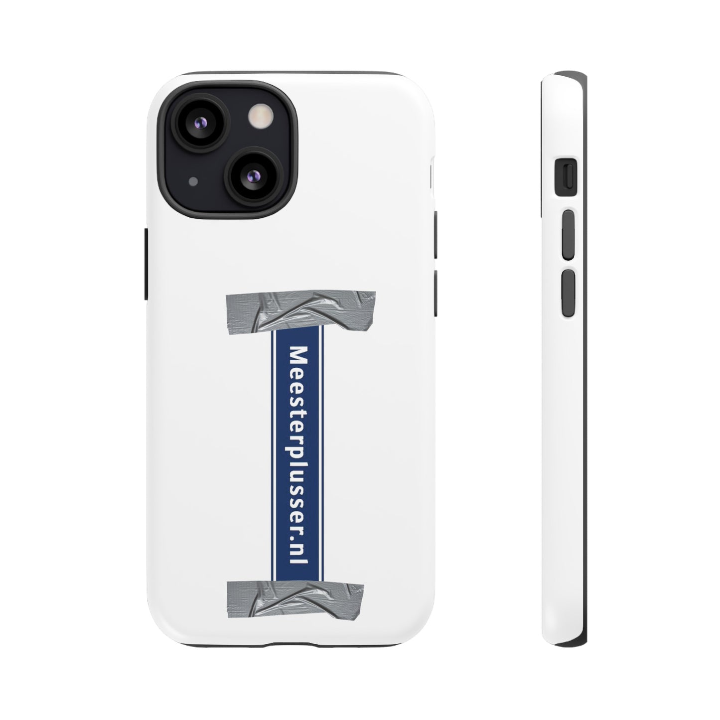 Meesterplusser straatbordlogo telefoon case