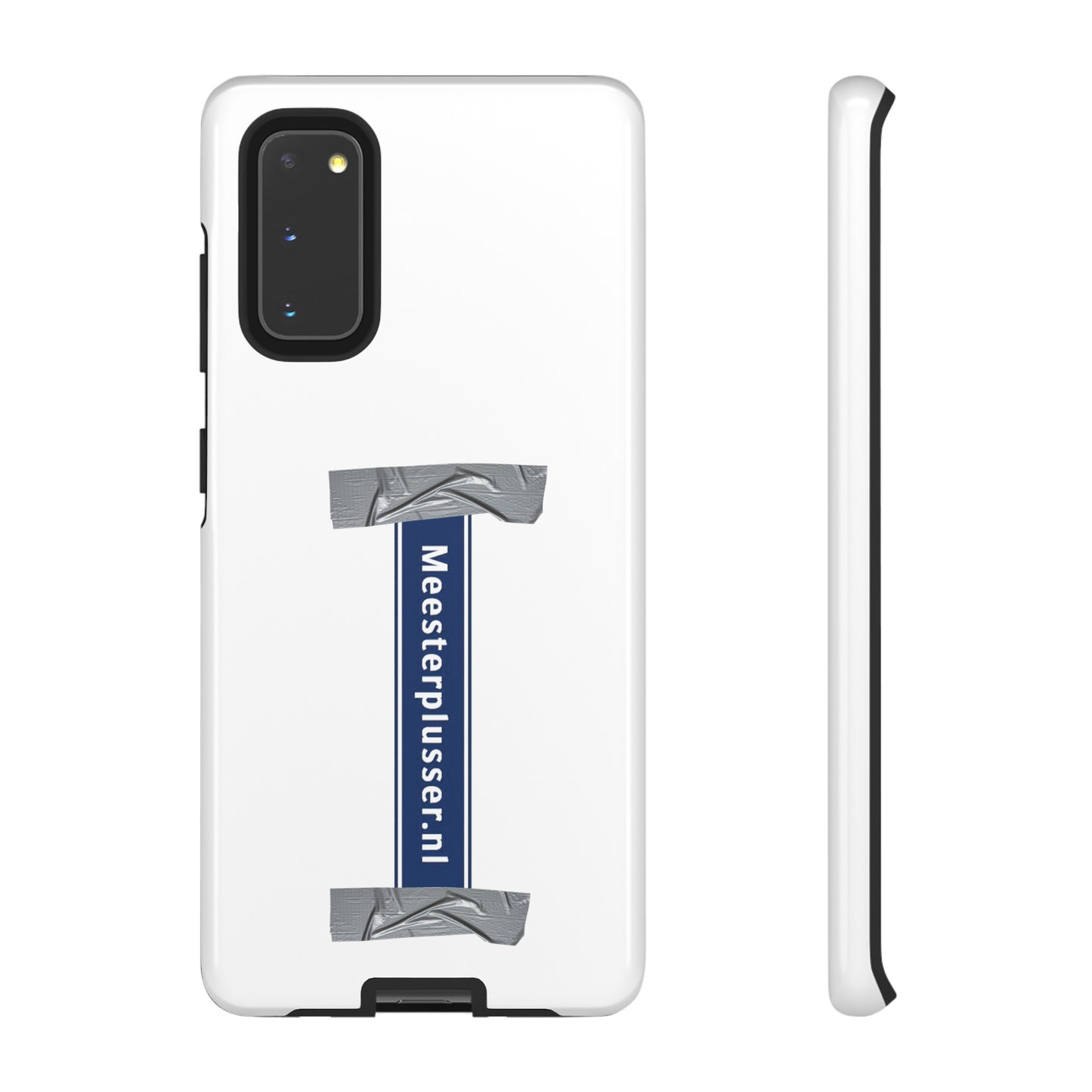 Meesterplusser straatbordlogo telefoon case