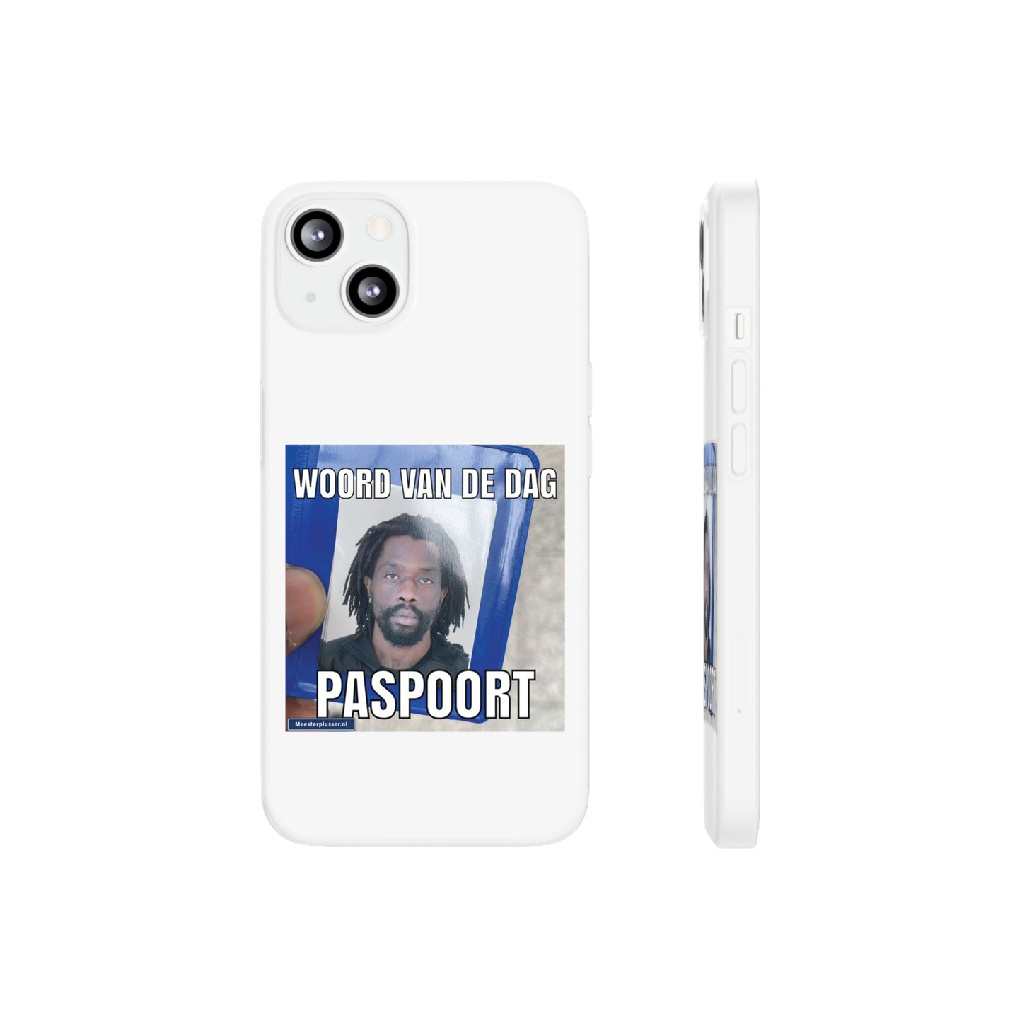 Word of the day 'Paspoort' telefoonhoesje