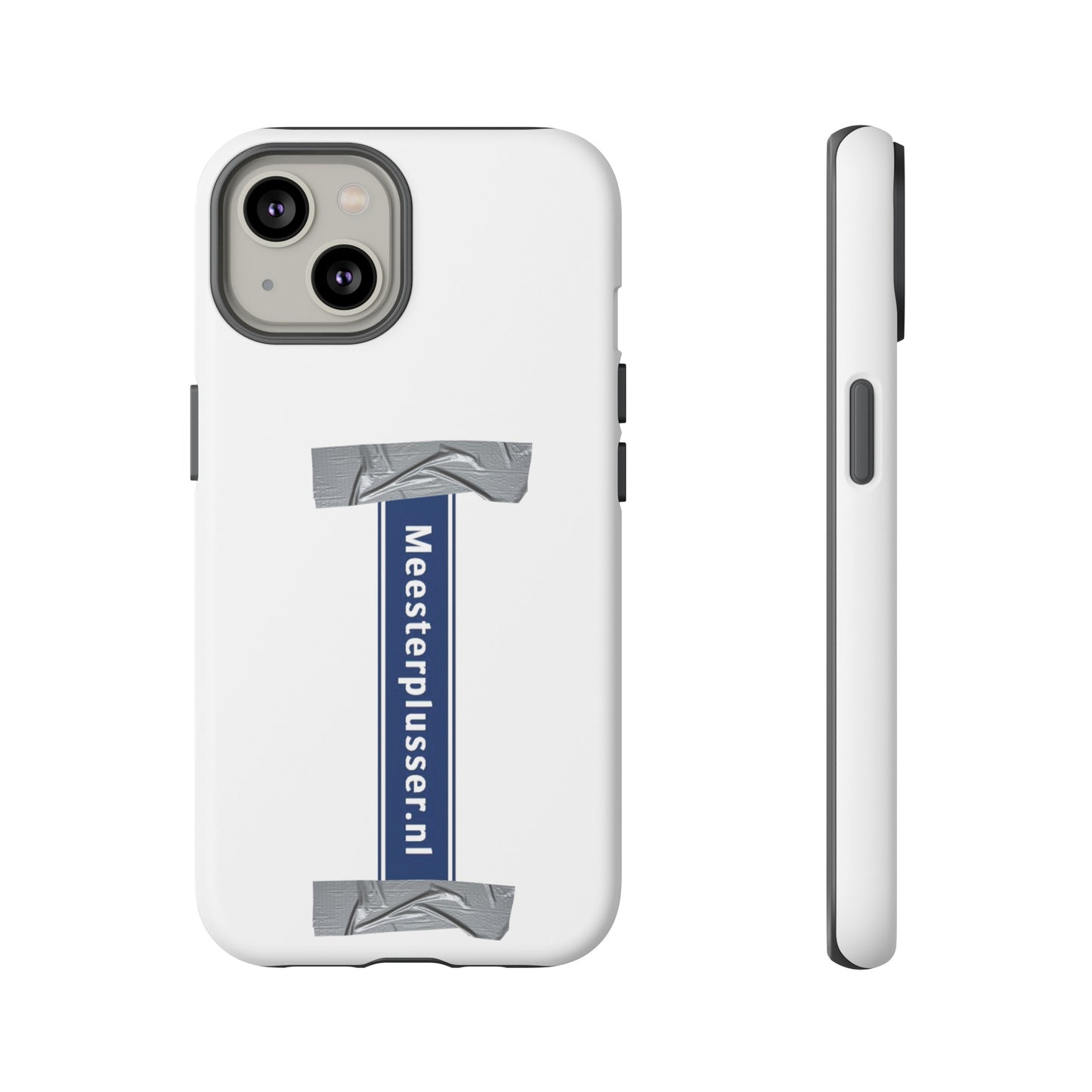 Meesterplusser straatbordlogo telefoon case