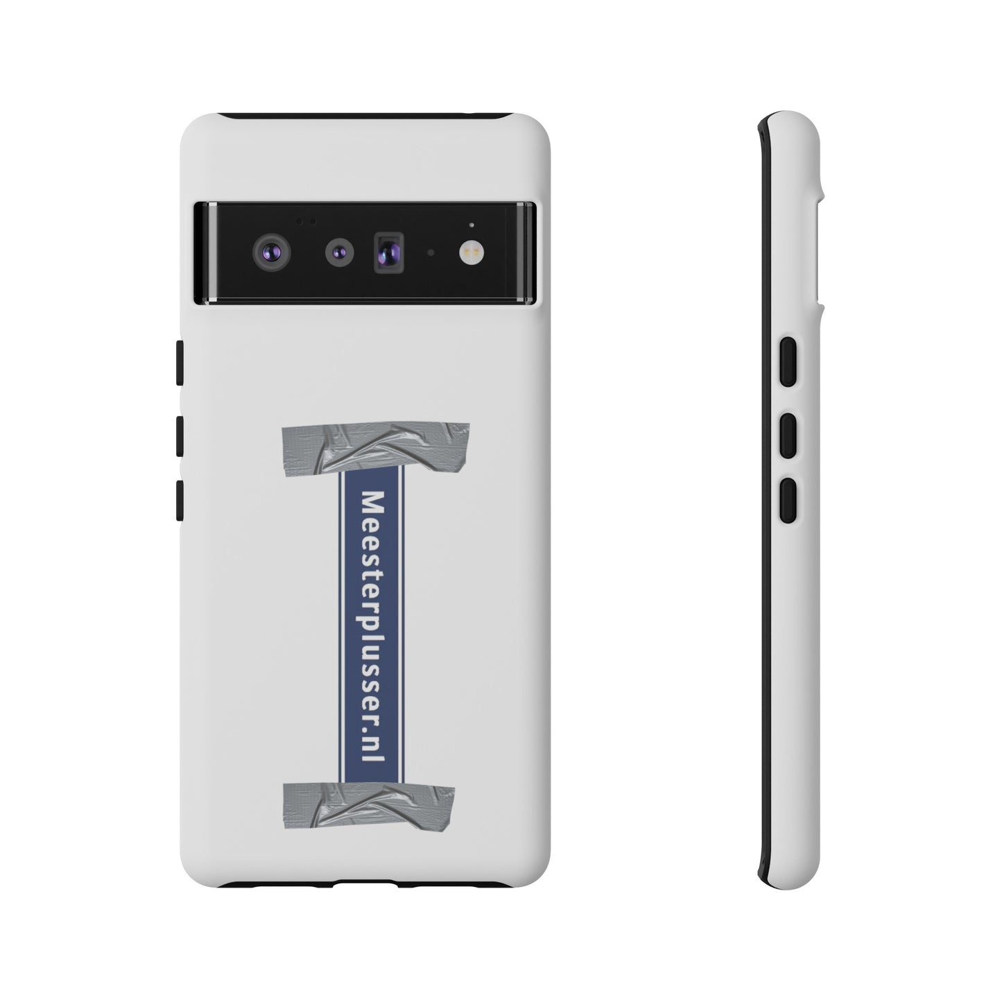 Meesterplusser straatbordlogo telefoon case