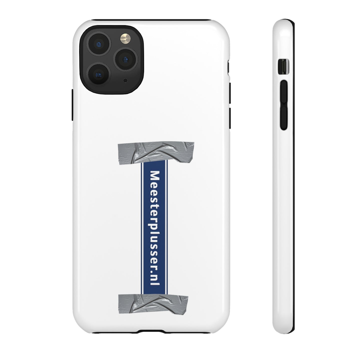 Meesterplusser straatbordlogo telefoon case