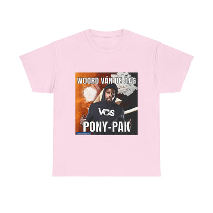 „Pony-Anzug“-Wort des Tages-T-Shirt 