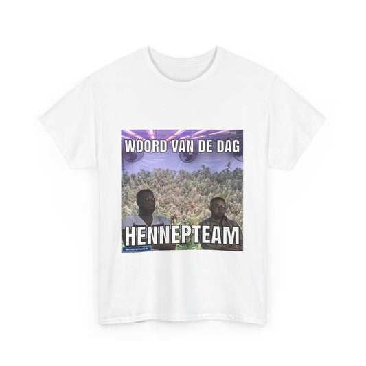 ''HennepTeam'' Word of the day T-shirt - Meesterplusser.nl