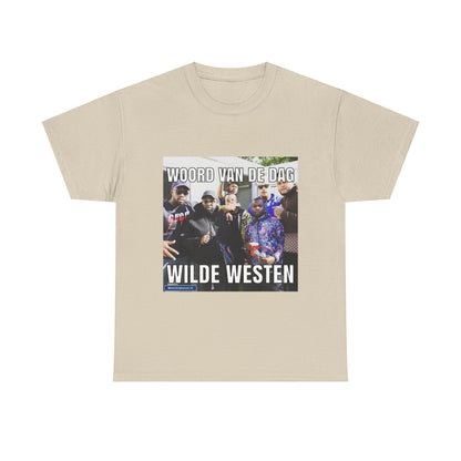 T-Shirt „Wilder Westen“ mit dem Wort des Tages 