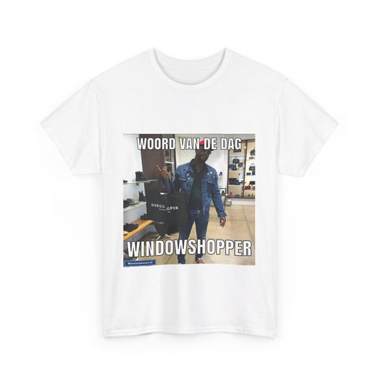 T-Shirt „Windowshopper“ mit Wort des Tages 