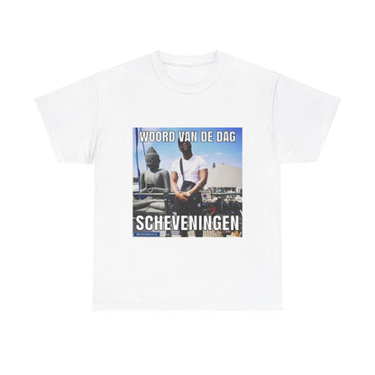 T-Shirt mit dem Wort „Scheveningen“ des Tages 