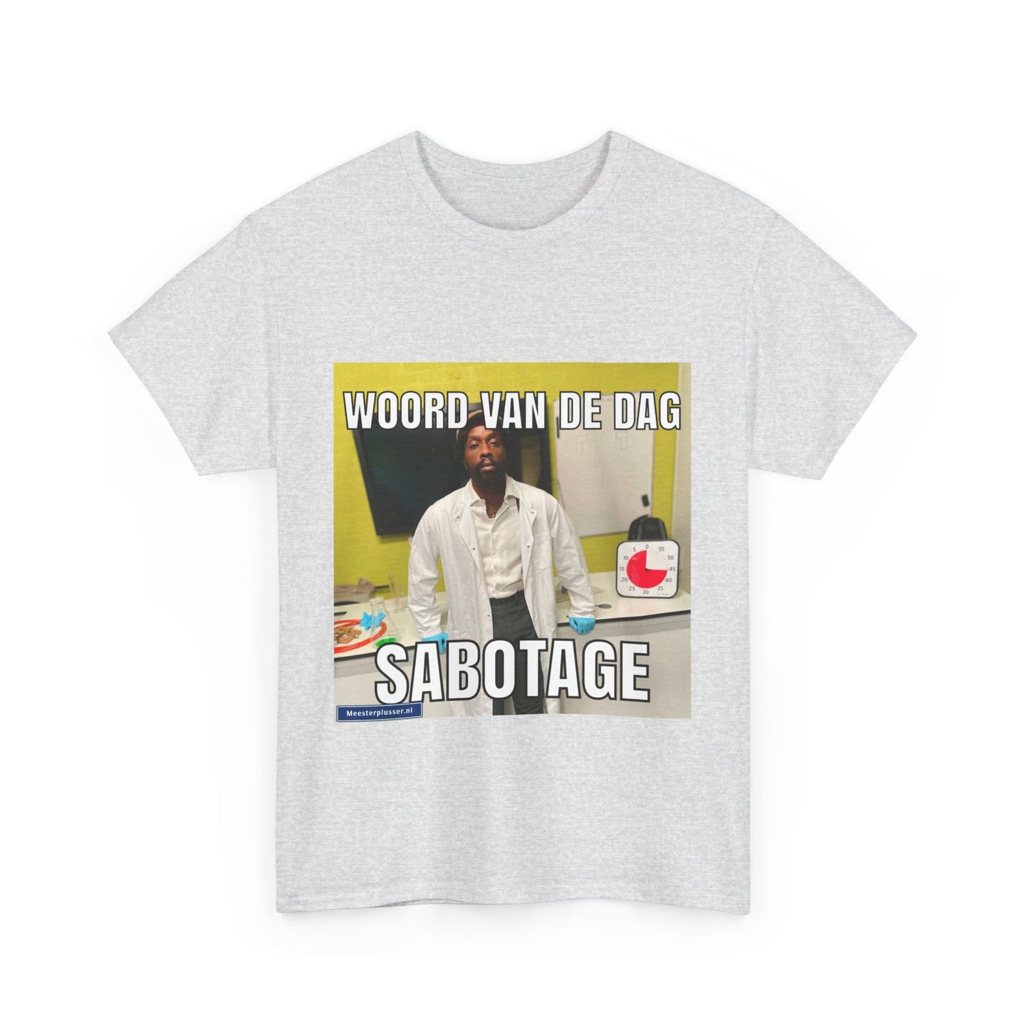 T-Shirt „Sabotage“ mit dem Wort des Tages 