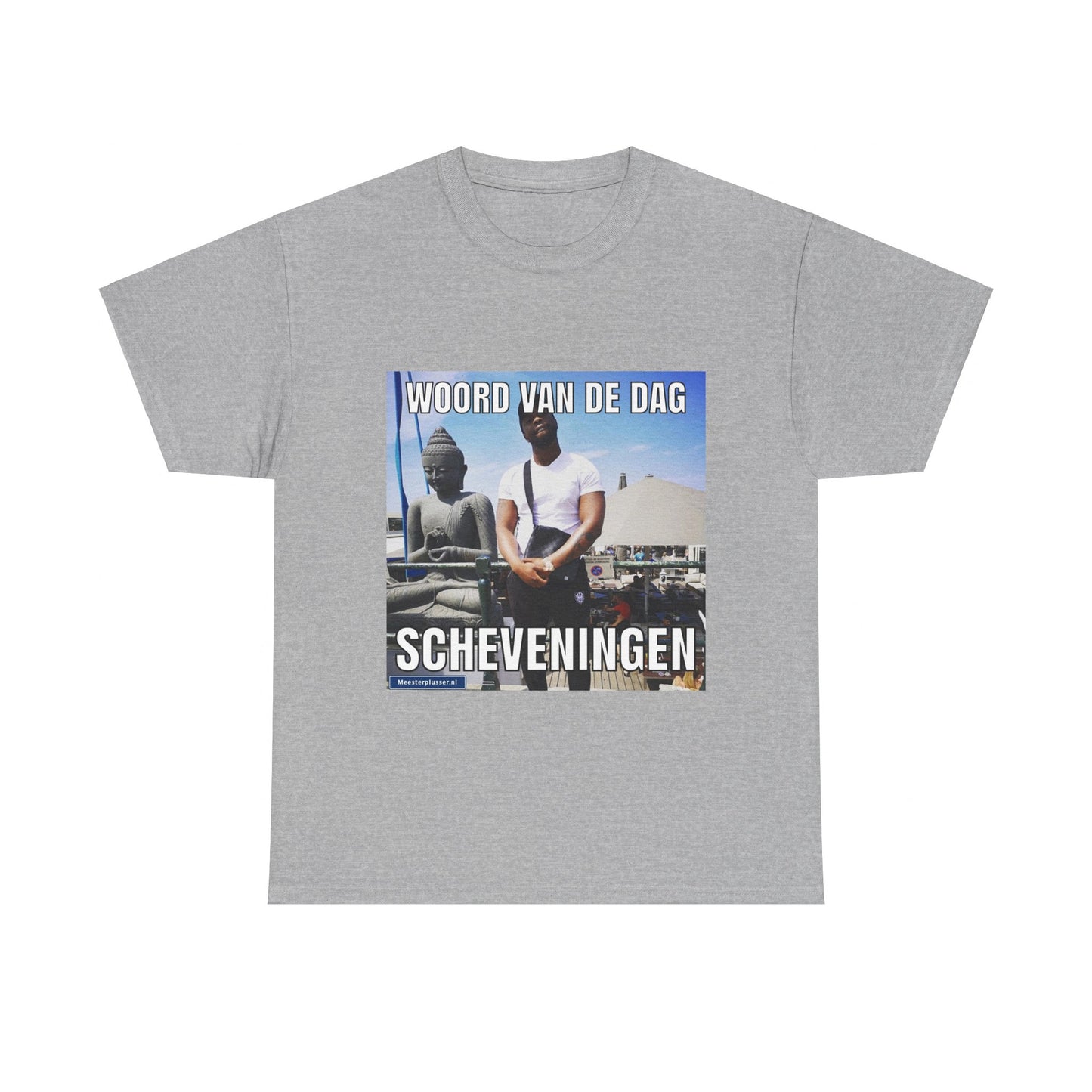 T-Shirt mit dem Wort „Scheveningen“ des Tages 