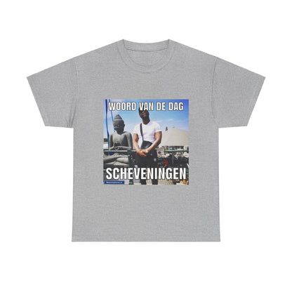 T-Shirt mit dem Wort „Scheveningen“ des Tages 