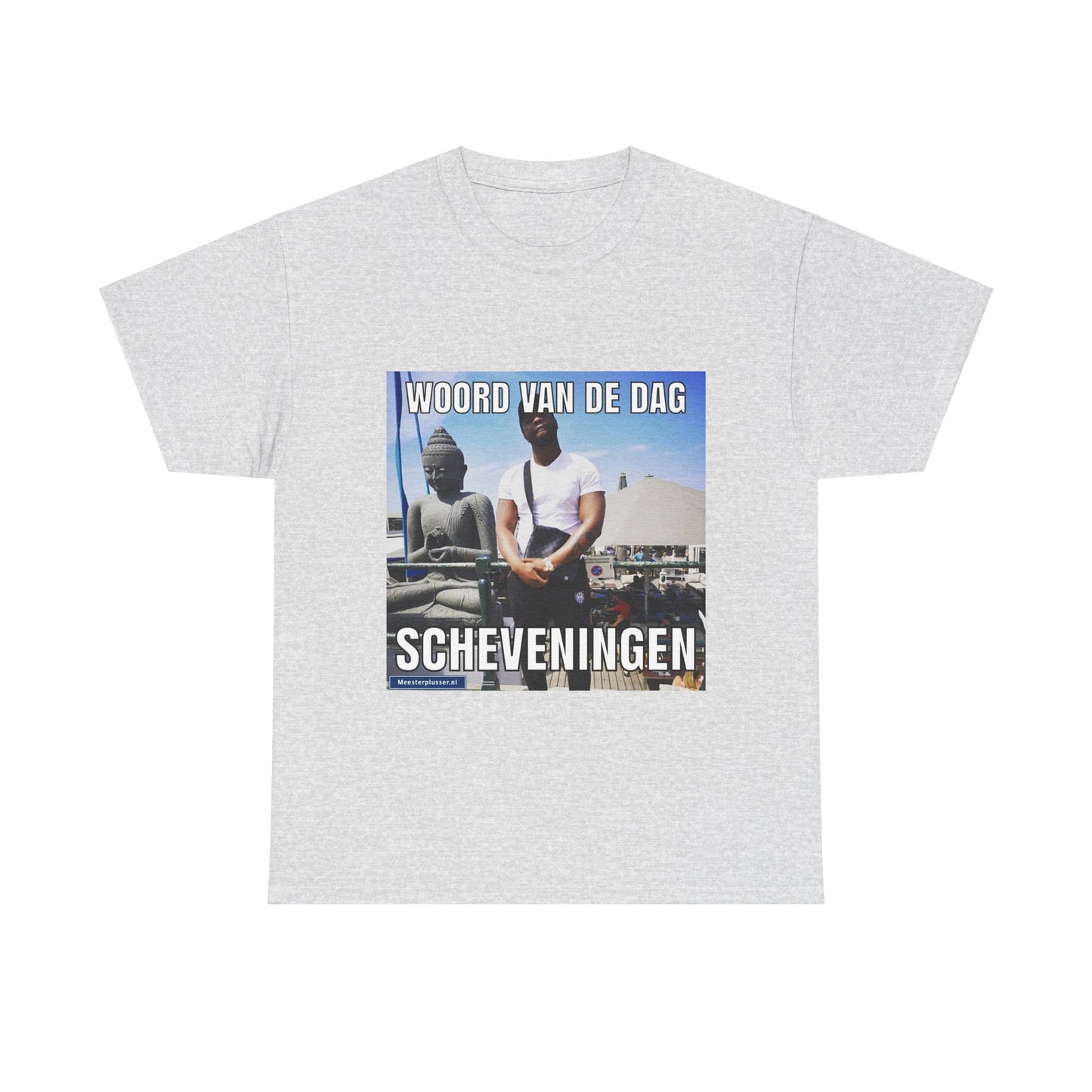 T-Shirt mit dem Wort „Scheveningen“ des Tages 