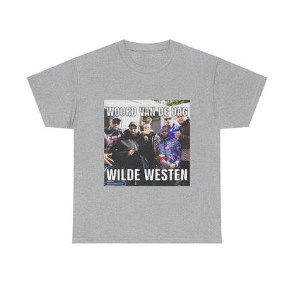 T-Shirt „Wilder Westen“ mit dem Wort des Tages 